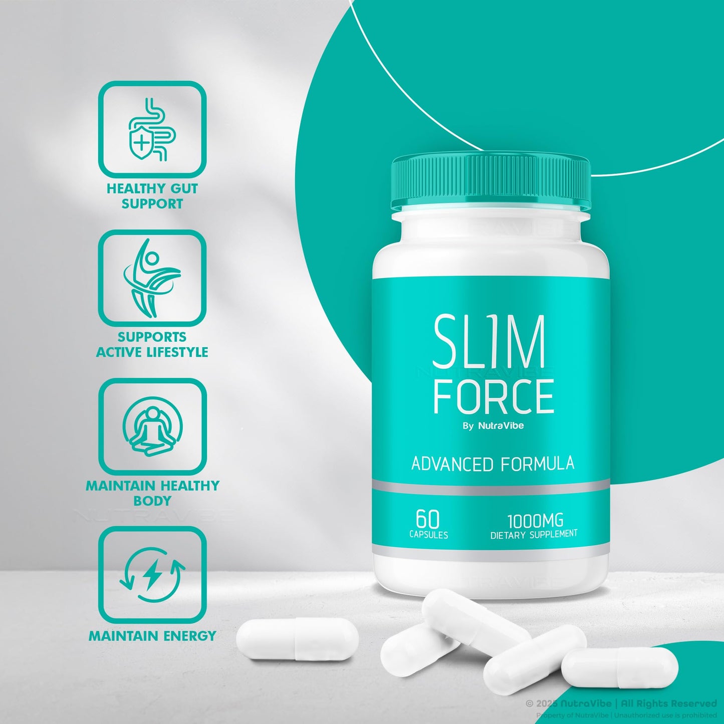 NutraVibe SlimForce 60 Capsules