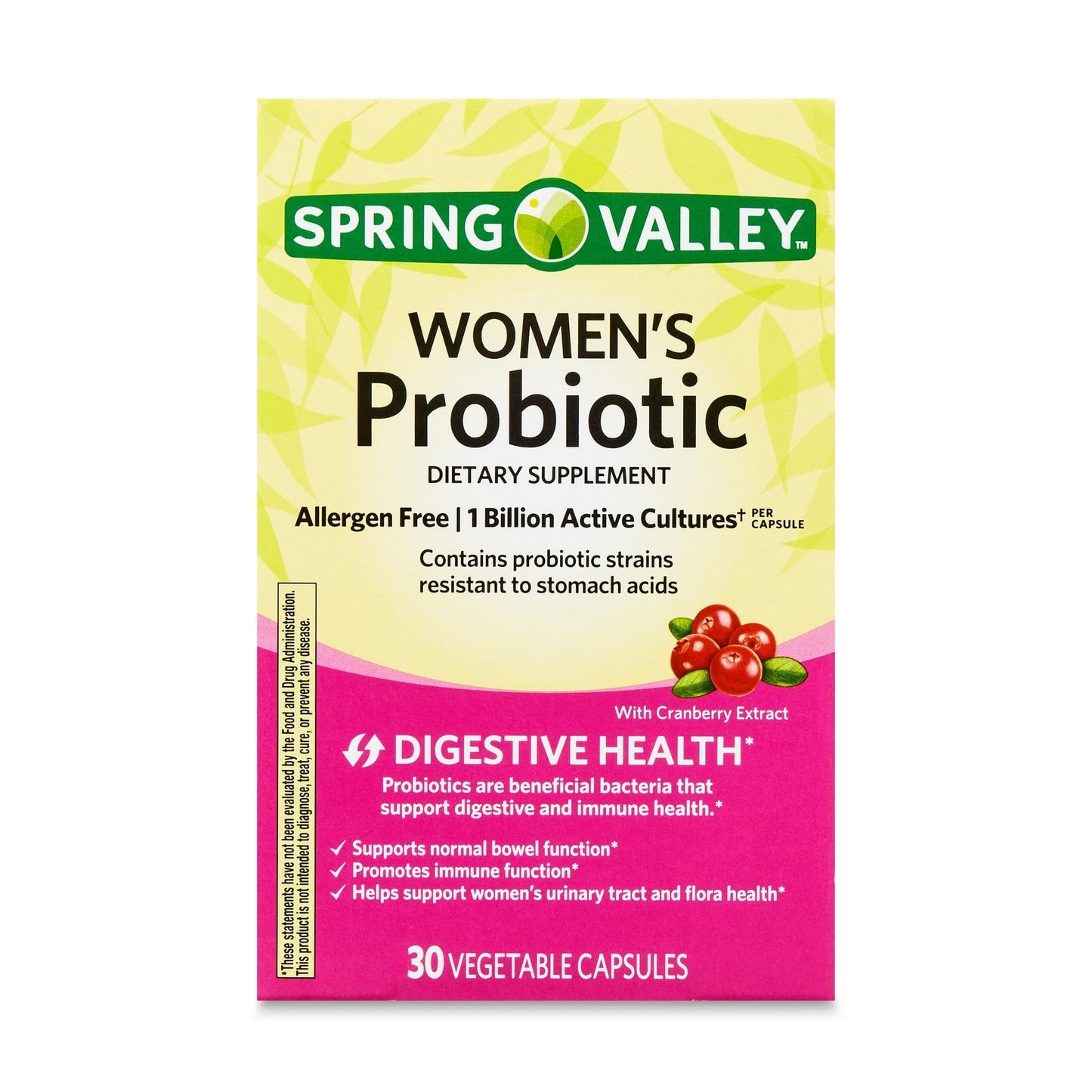 BASKETGOODS Probiotics for Women 30 Capsules