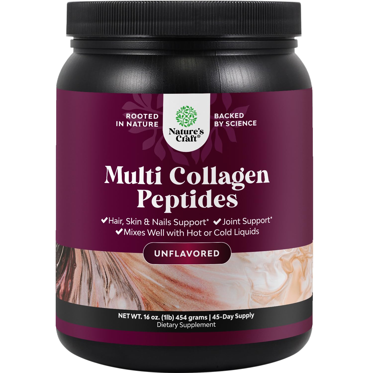 Natures Craft Multi Collagen Protein Powder 16 oz