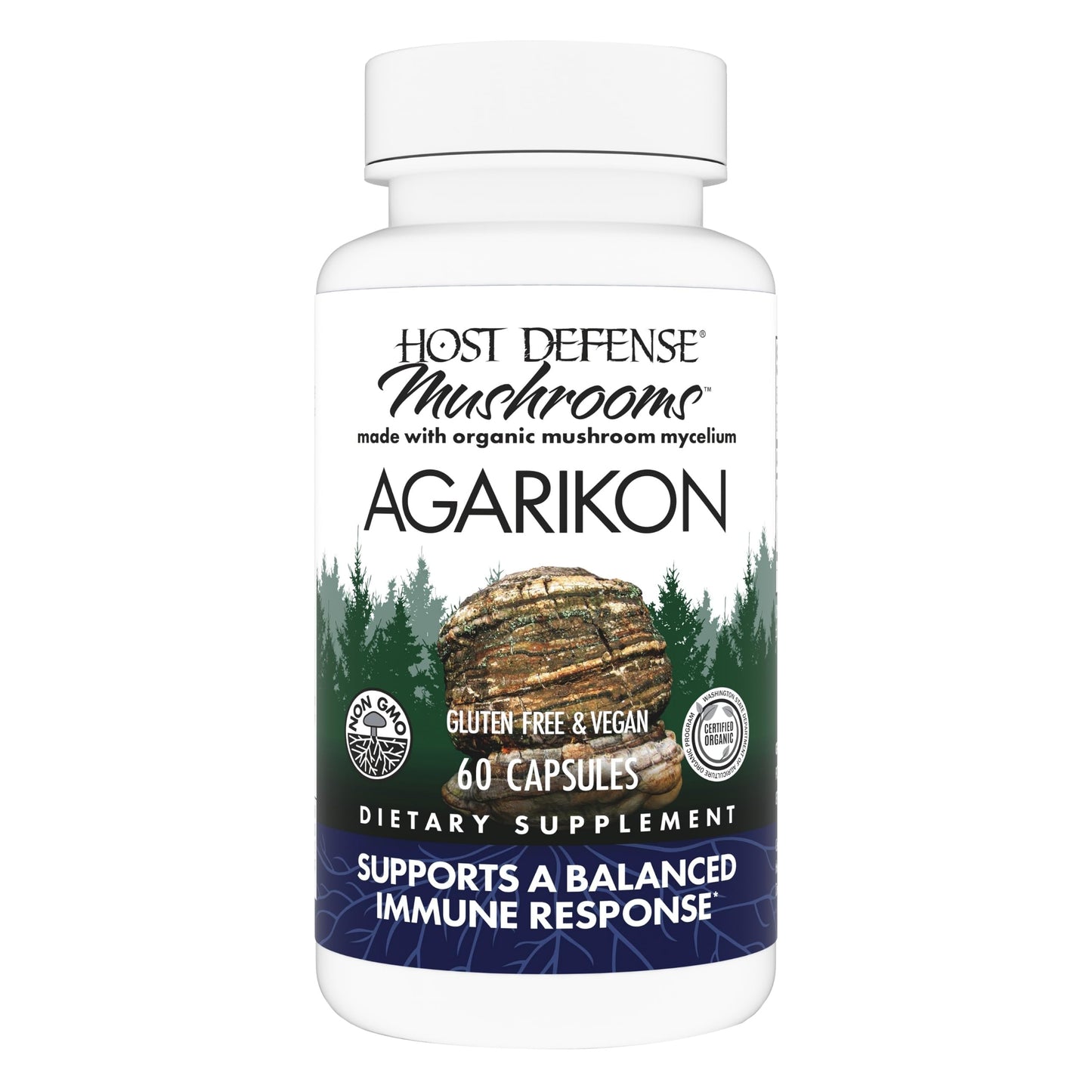 Host Defense Agarikon Capsules 60 Count