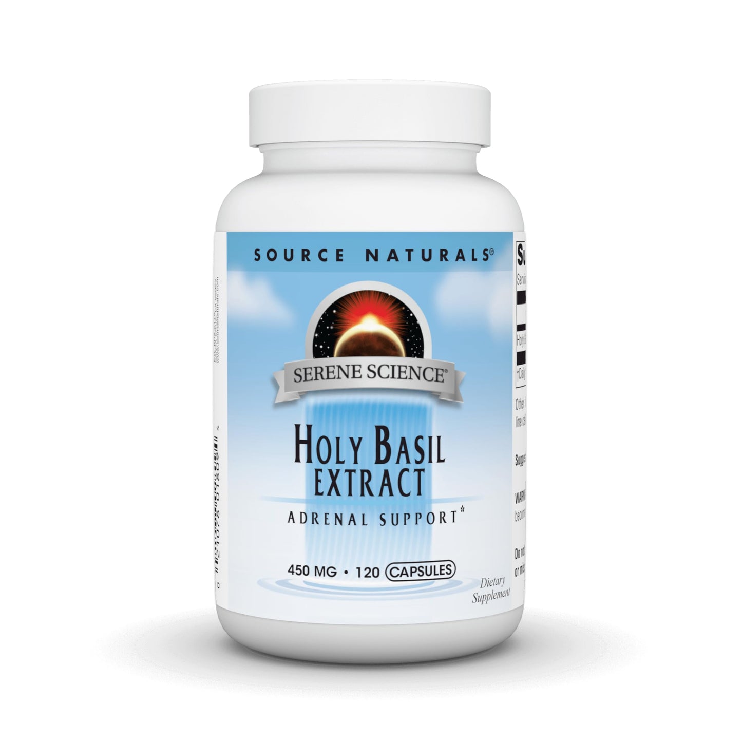 Source Naturals Holy Basil Extract, Adrenal Support 450mg Capsule, 120 Count