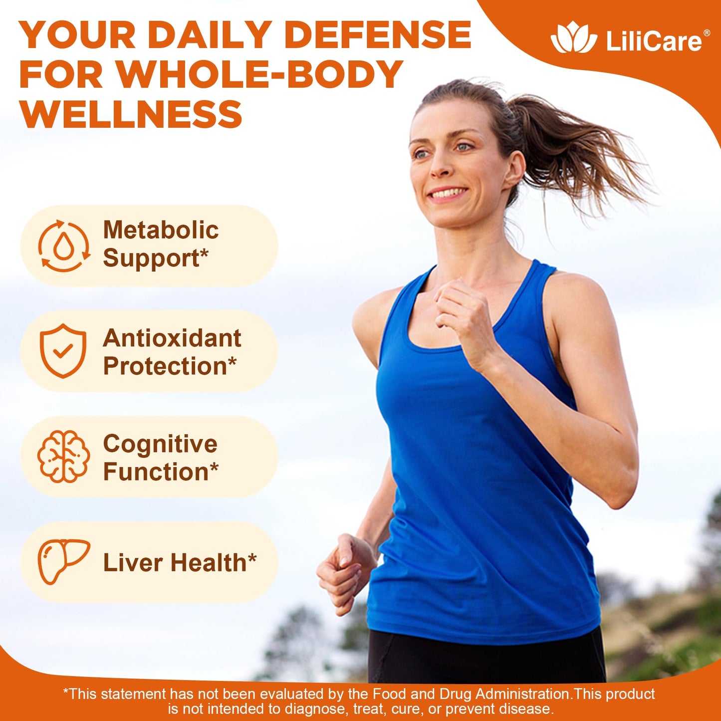 LILICARE Liposomal Turmeric and Ginger Supplement + Omega 3 Gummies Chews 60