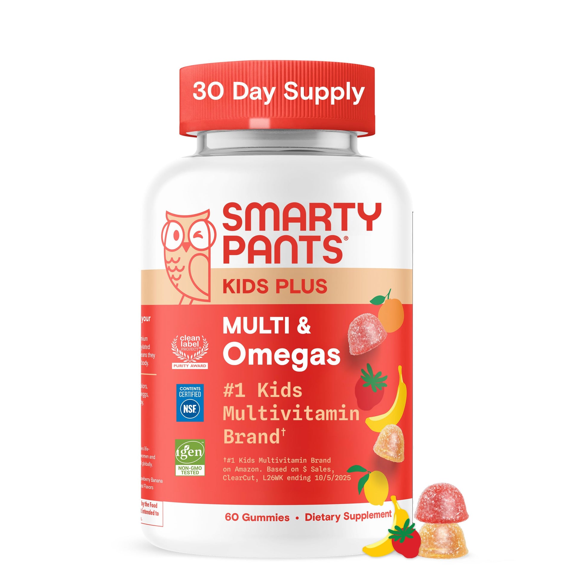SmartyPants Kids Multivitamin Gummies 60 Gummies