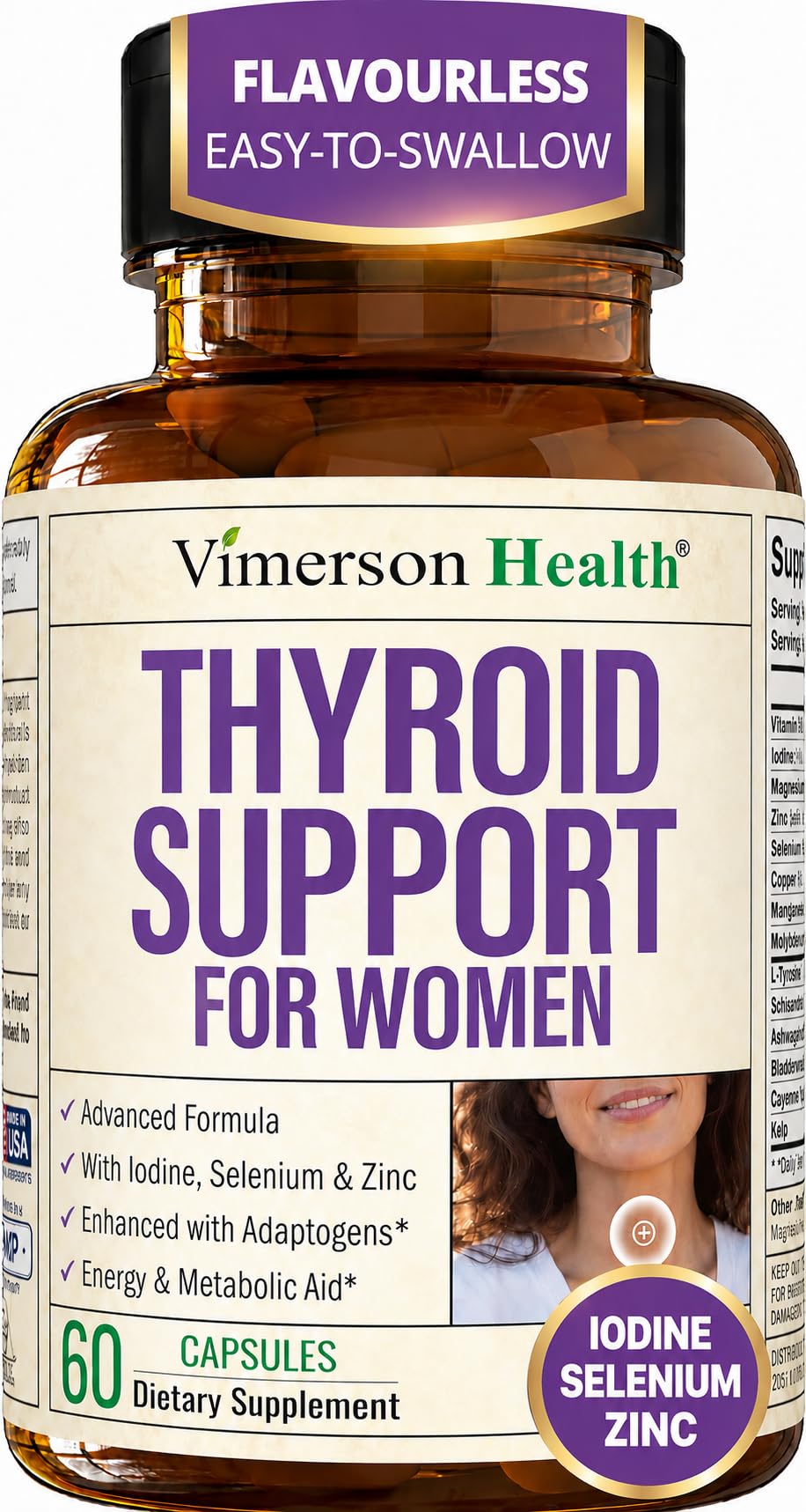 Vimerson Health Thyroid Support for Women 60 Capsules