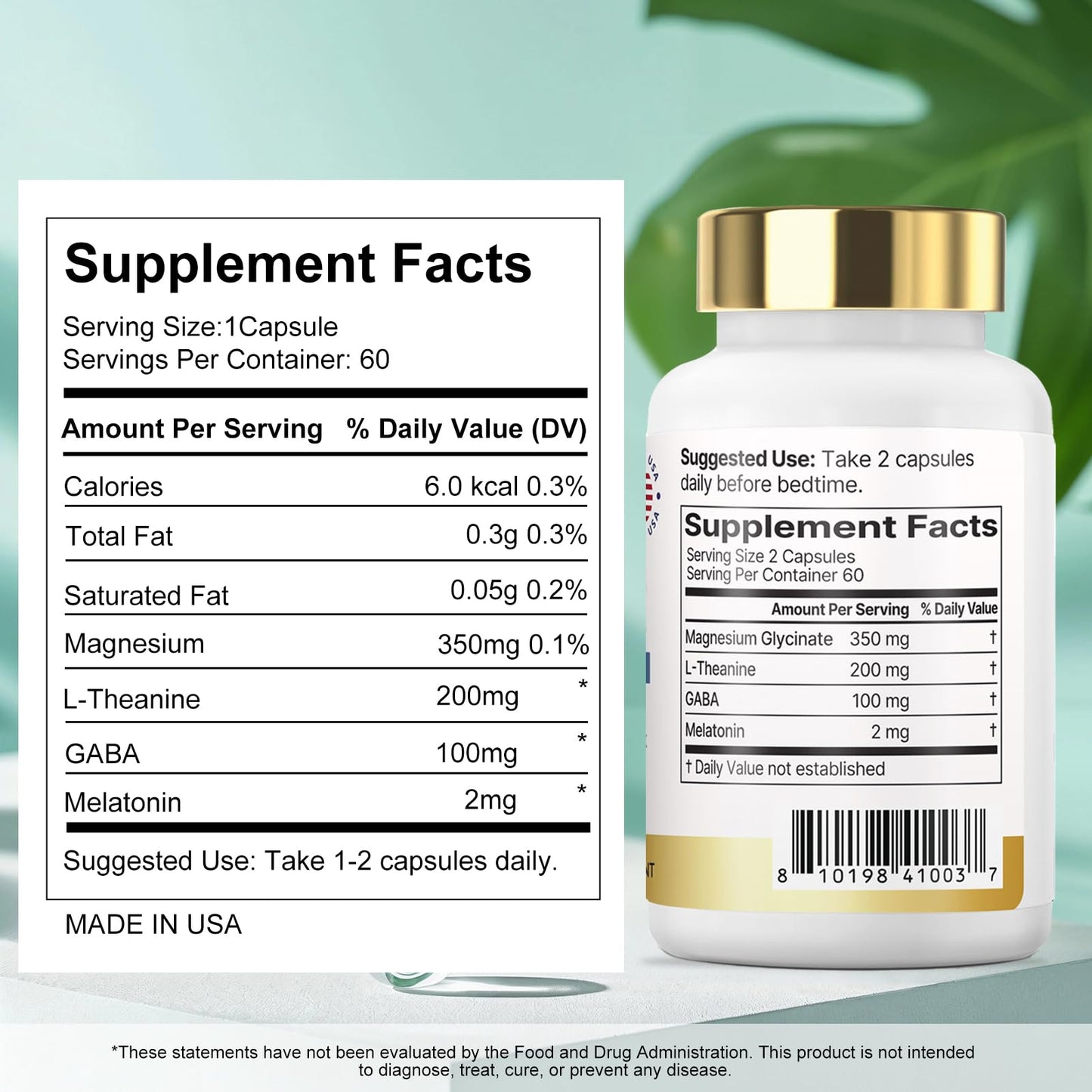 VXICDE NeuroVive Sleep Capsules 60 Capsules