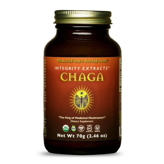 HEALTHFORCE SUPERFOODS Integrity Extracts Chaga Powder 70 Gram