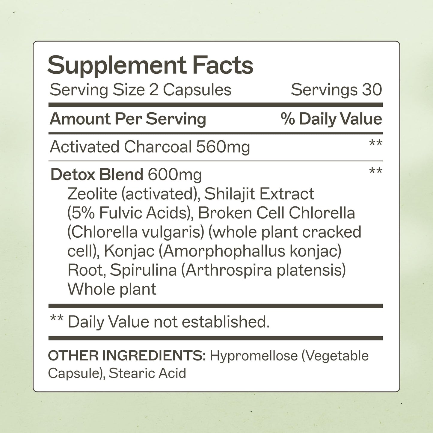 Amy Myers MD Coconut Charcoal 60 Capsules