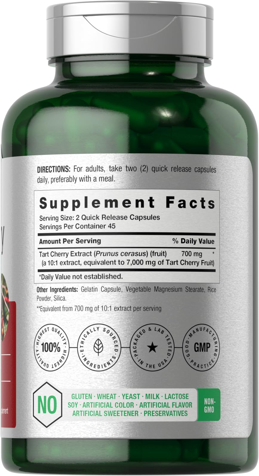 Horbäach Tart Cherry Capsules 90 Count