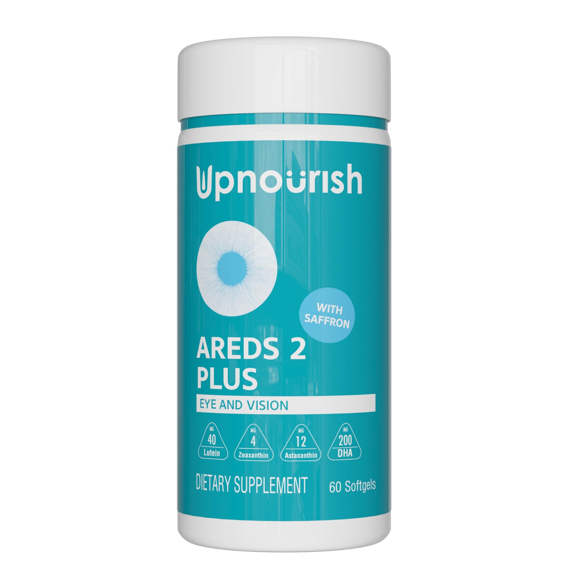 UpNourish AREDS 2 Eye Vitamins Softgels 60 Count