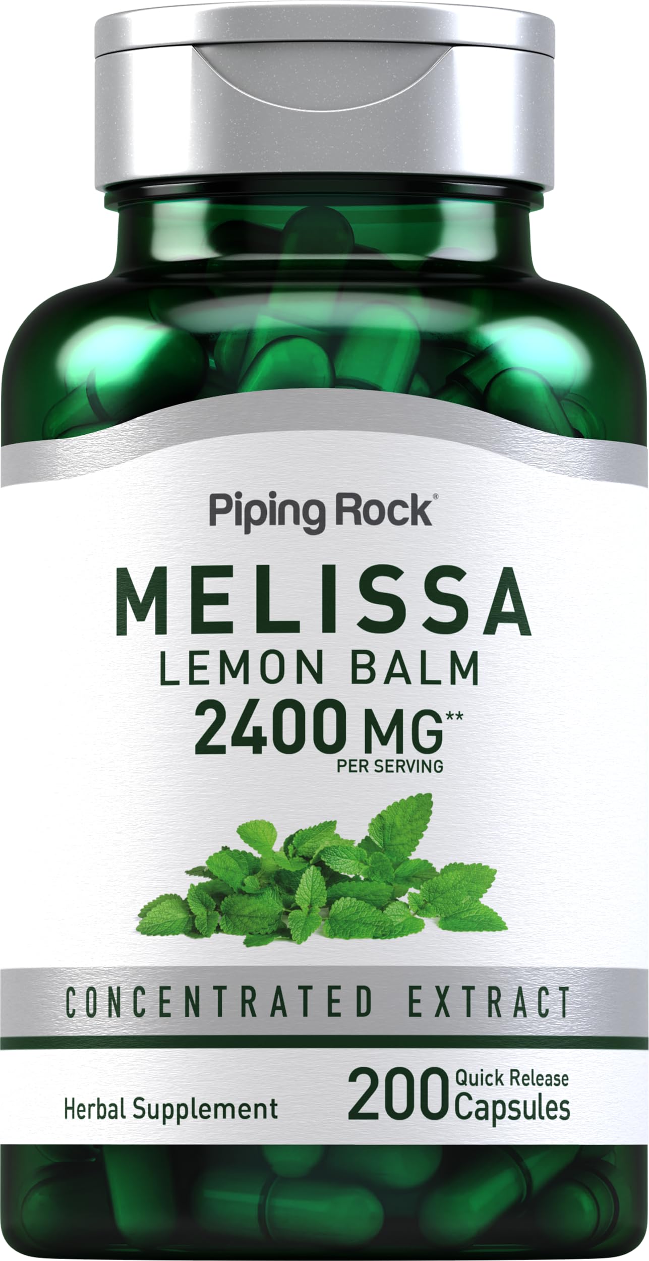 Piping Rock Lemon Balm Capsules 200 Count