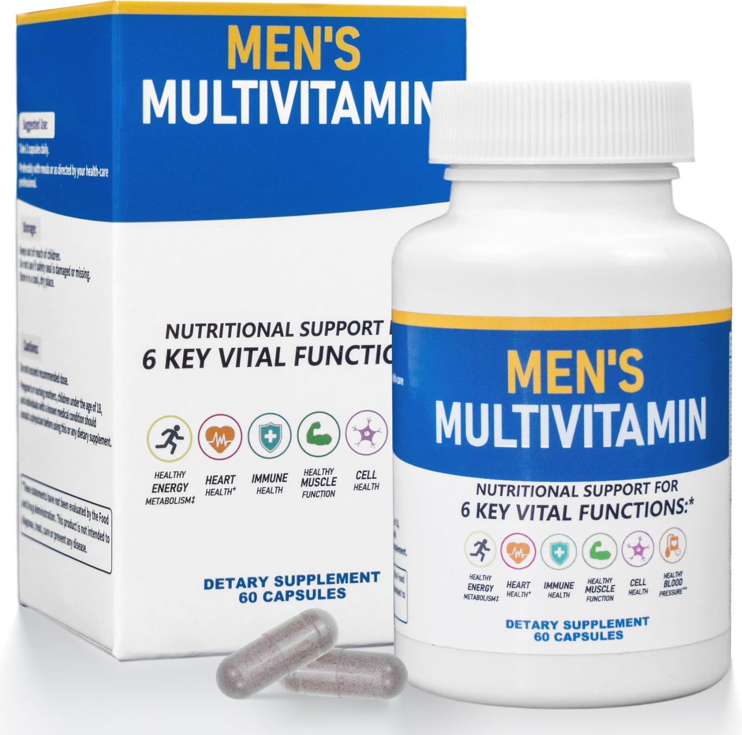 ssumiao Men's Multivitamins Softgels 60 Count