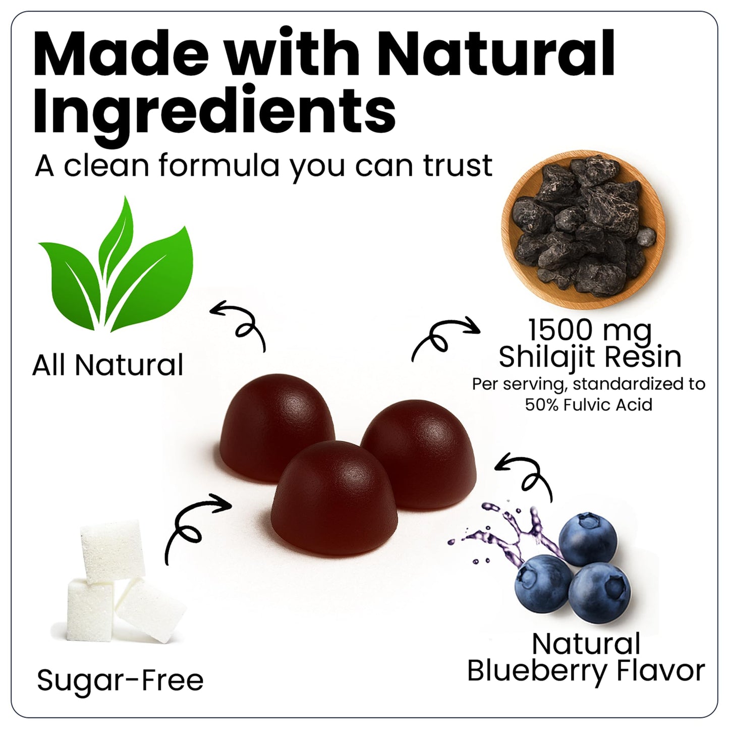 Veralinda Naturals Shilajit Gummies 60 Gummies