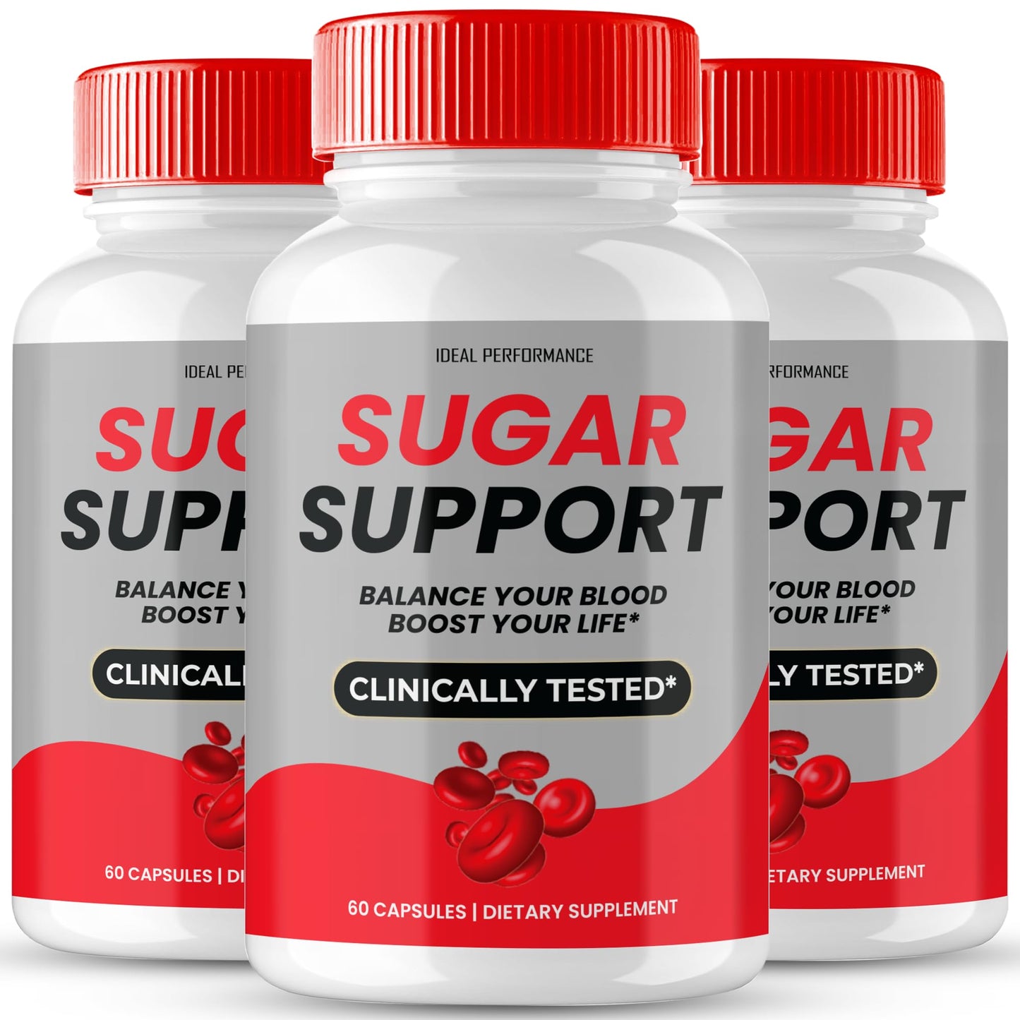 IDEAL PERFORMANCE Sugar Support Capsules 180 Count