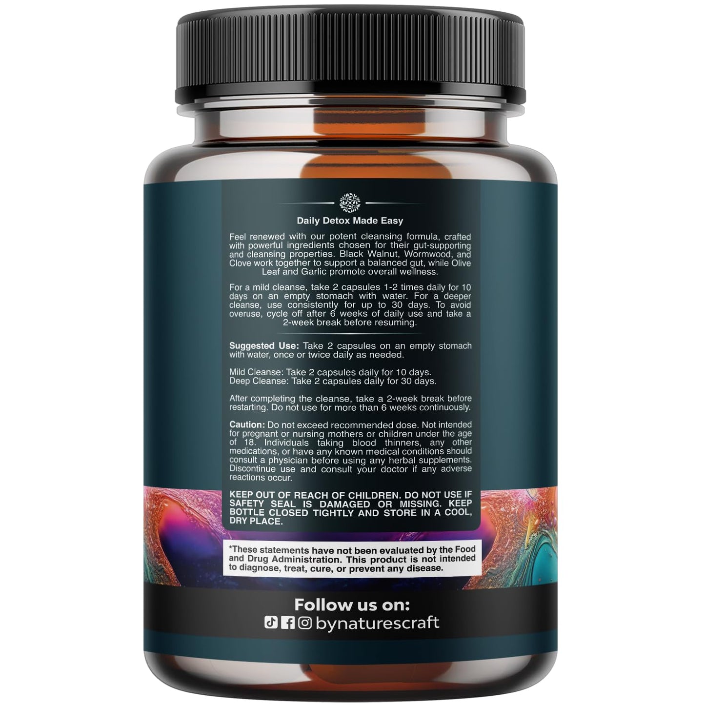 Natures Craft PARA-X Herbal Gut Health Supplement 60 Capsules