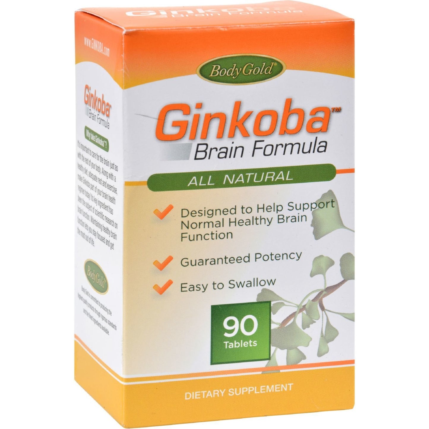 Pharmaton Natural Health Products Ginkgo Biloba Tablets 90 Count