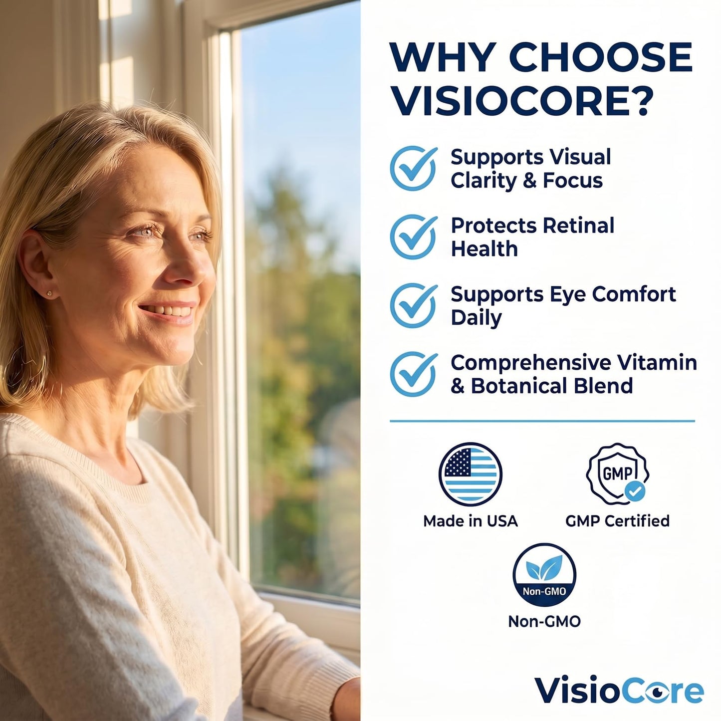 Empower Health Labs VisioCore Advanced Eye & Vision Support Supplement Capsule, 60 Capsules