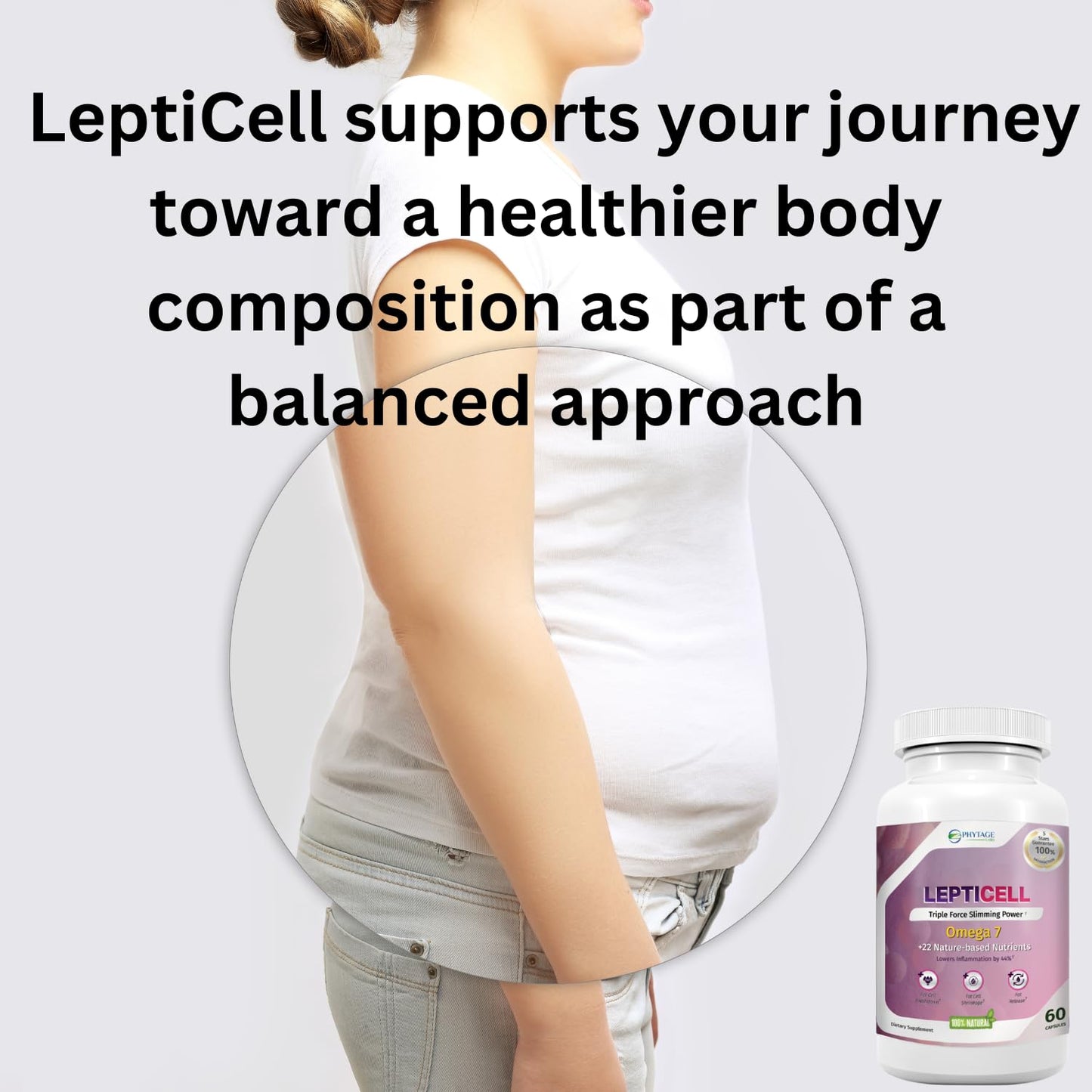Phytage Labs LeptiCell Advanced Wellness Supplement Capsule 1 Count