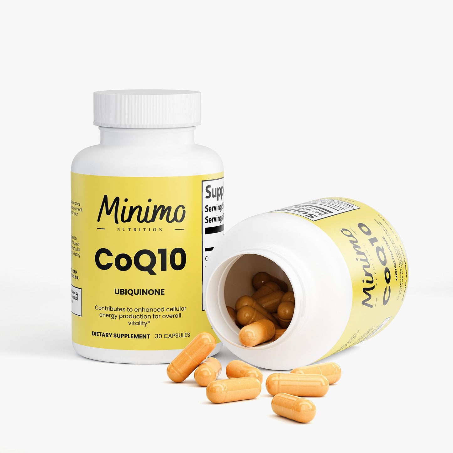 Minimo Nutrition CoQ10 Ubiquinone 200mg 30 Capsules