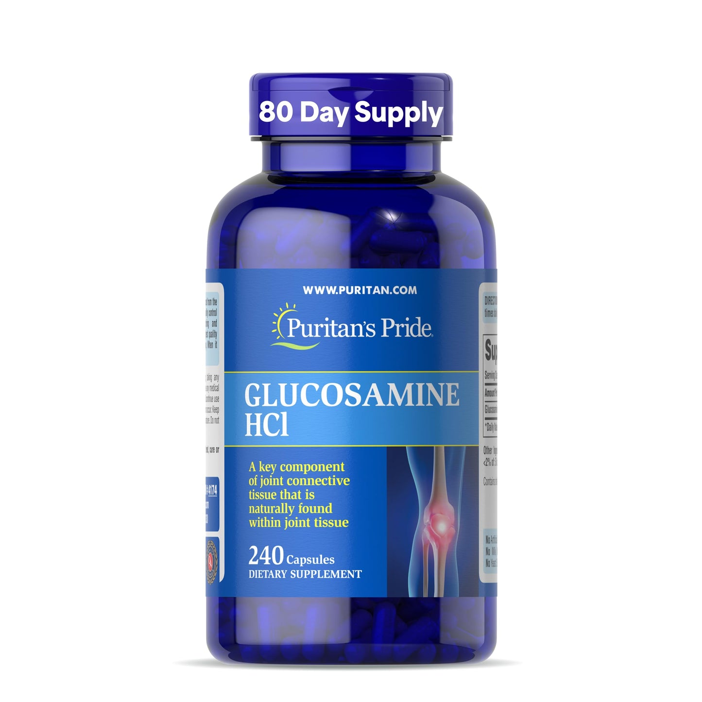 Puritan's Pride Joint Formula Glucosamine HCI Capsule 240 Count