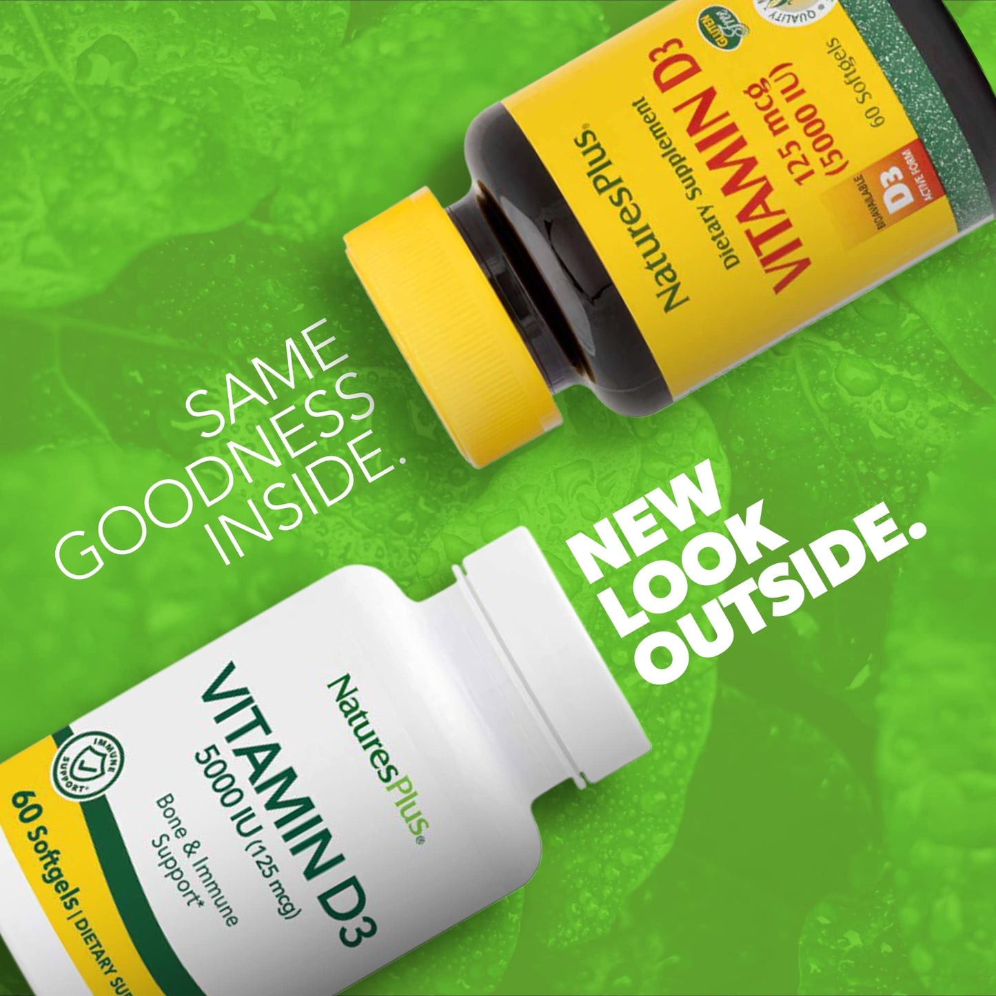 NaturesPlus Vitamin D3 5000 IU Softgels 60 Softgels