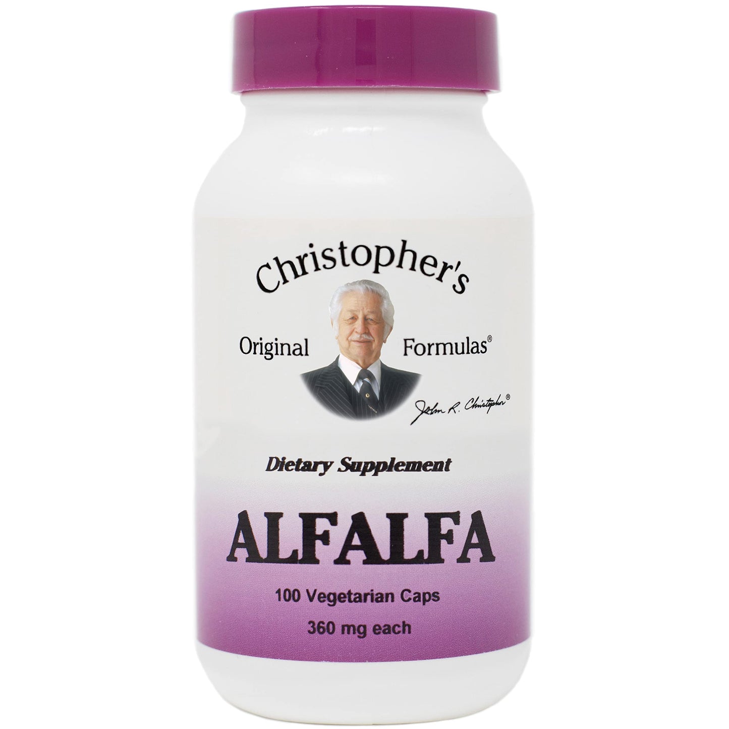 Christopher's Original Formulas Single Herb Alfalfa 100 VEGIC Capsule, 1 Count