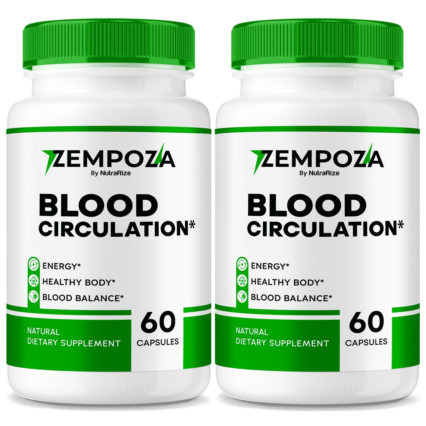 NutraRize Zempoza Capsules, Advanced Blood Support Formula, 120 Count