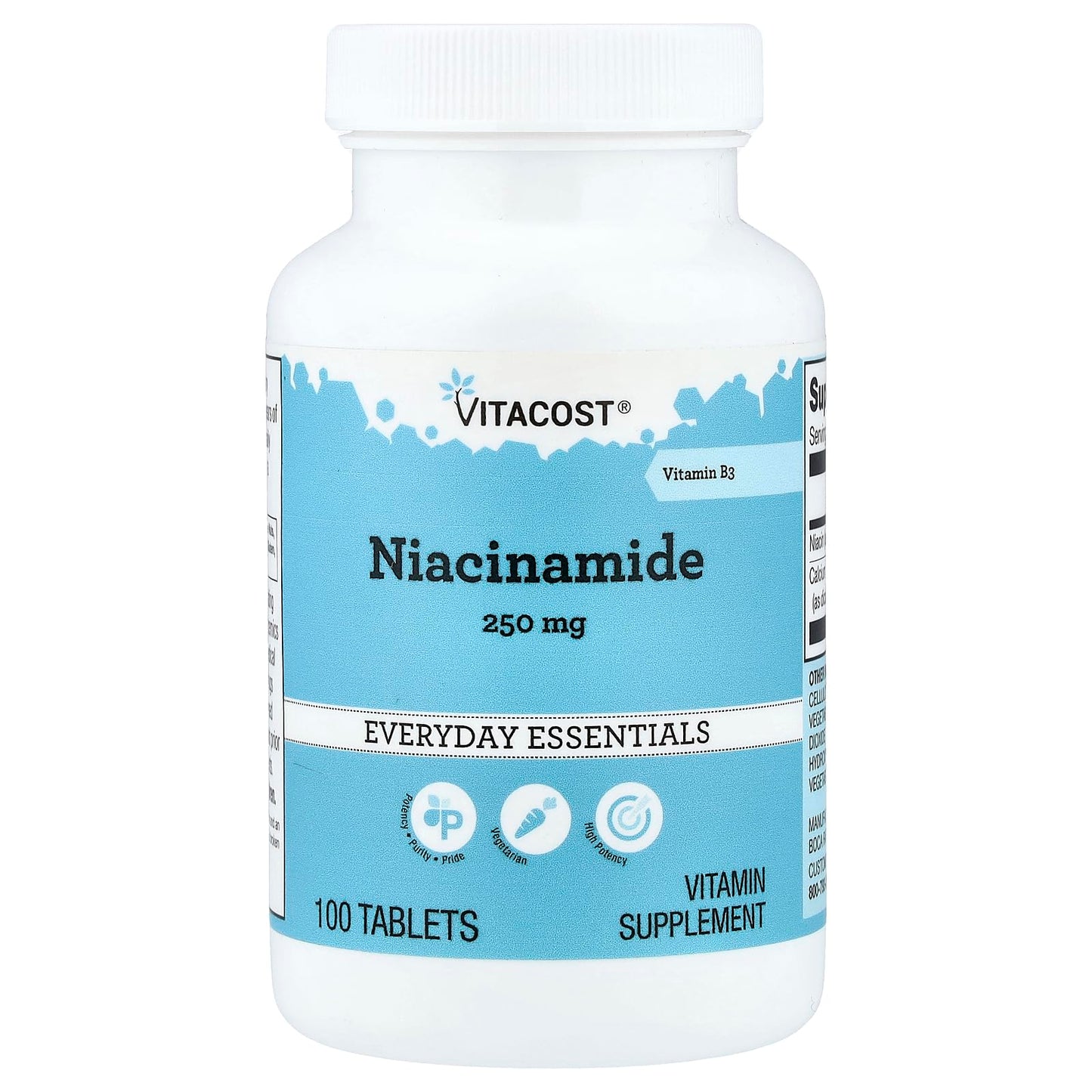 Vitacost Niacinamide Tablet 1 Count