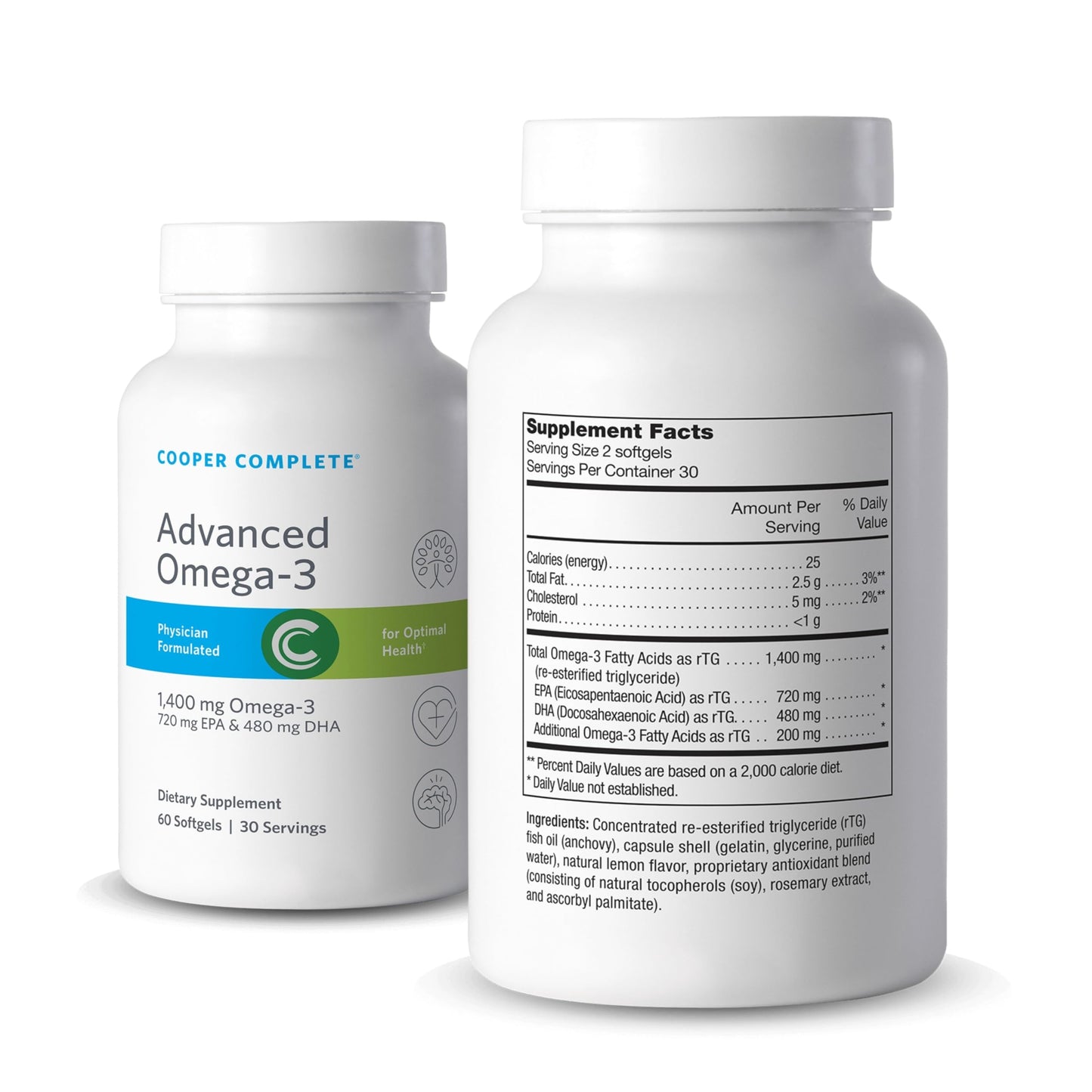 Cooper Complete Omega-3 Fish Oil Softgels 240
