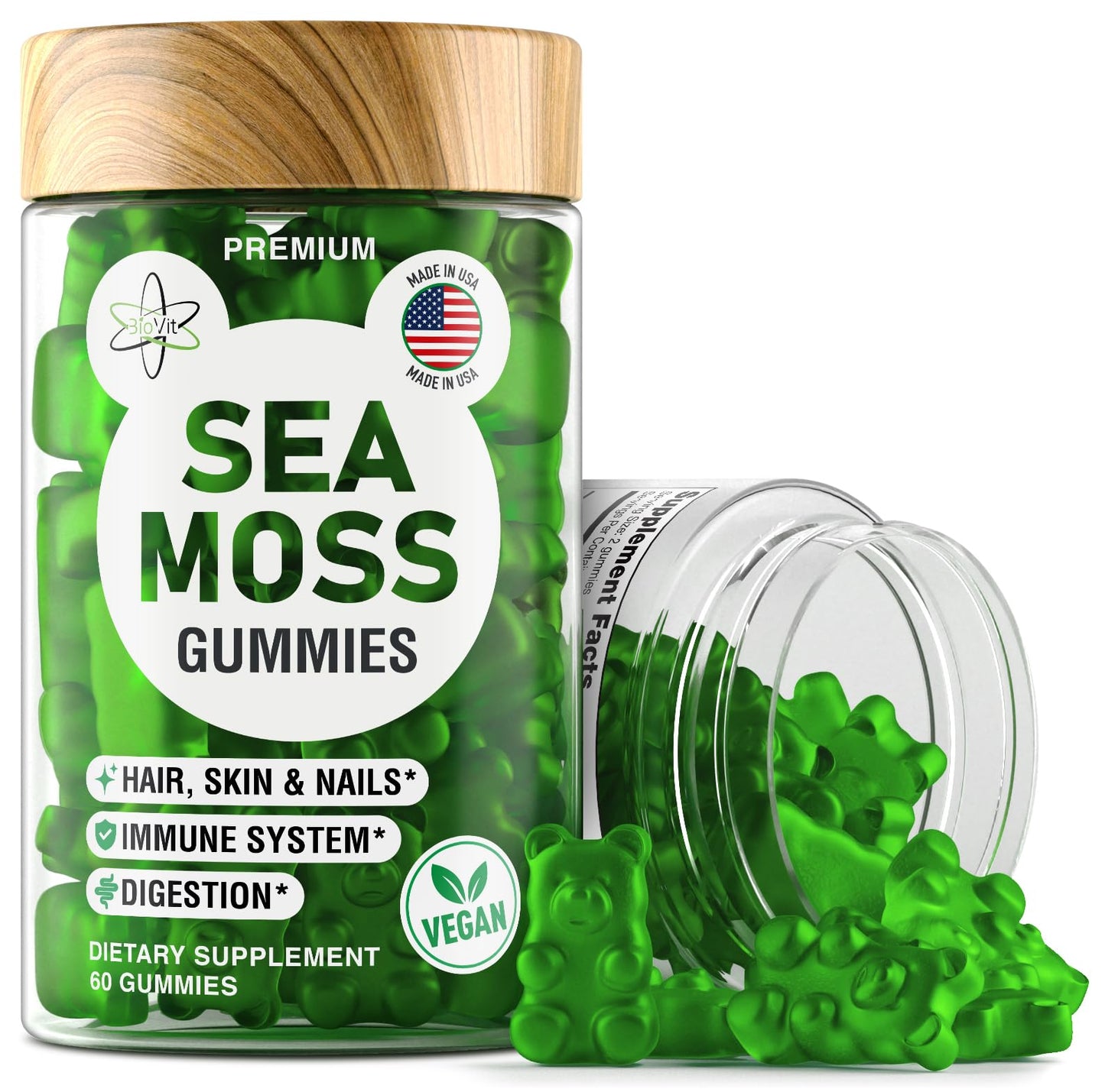 BioVit Sea Moss Gummies 60 Count