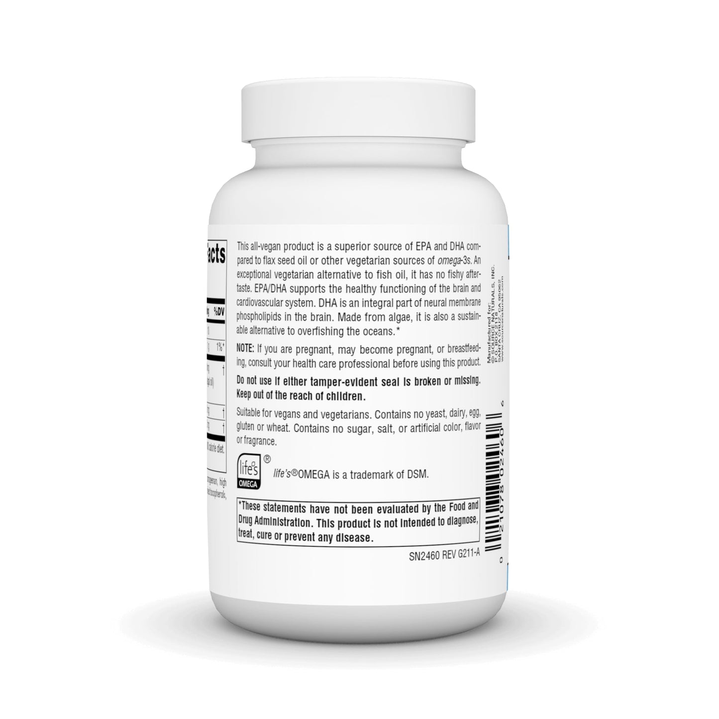 Source Naturals Vegan Omega-3s EPA-DHA 300 mg Softgels, 90 Count