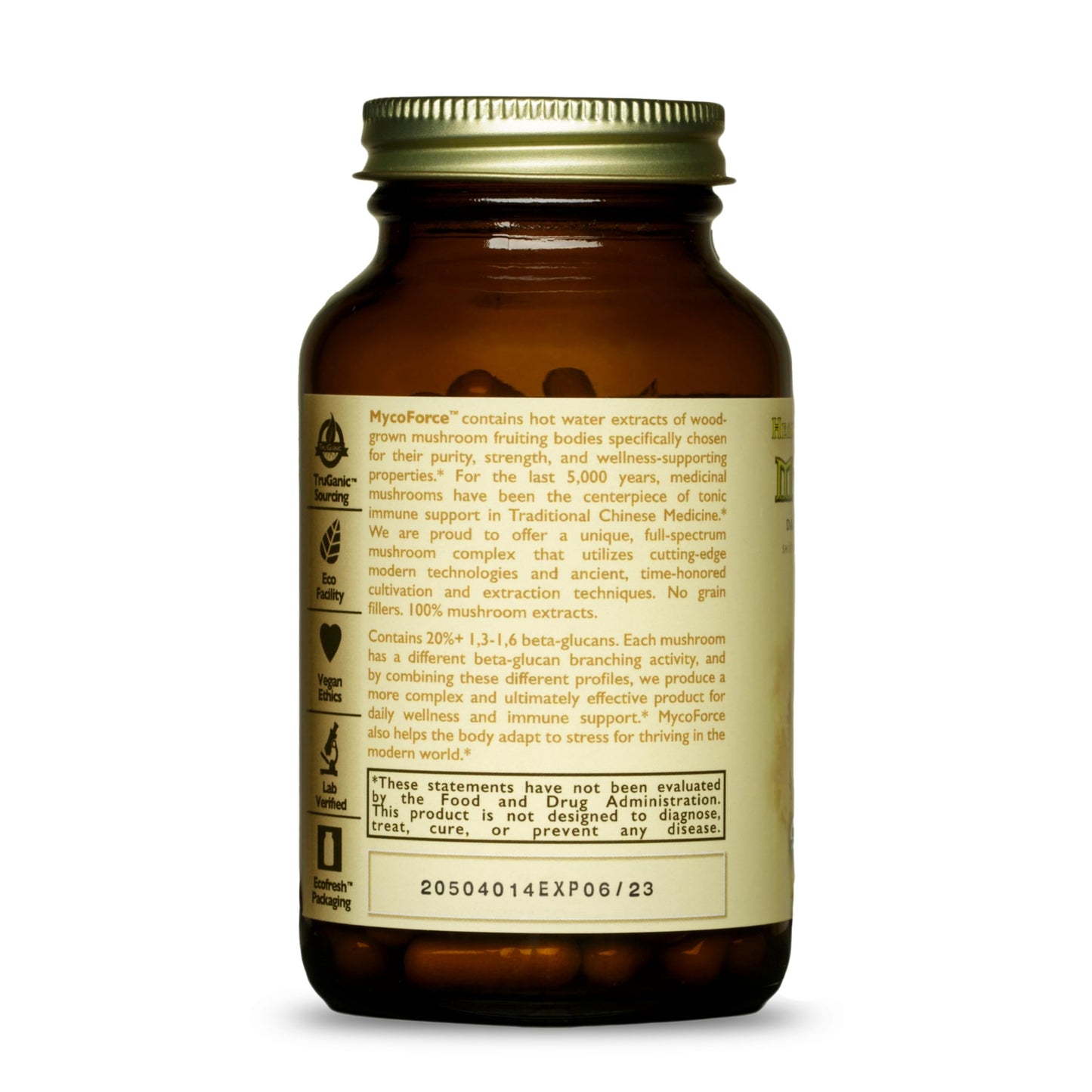 HEALTHFORCE SUPERFOODS MycoForce Capsules 120 Capsules