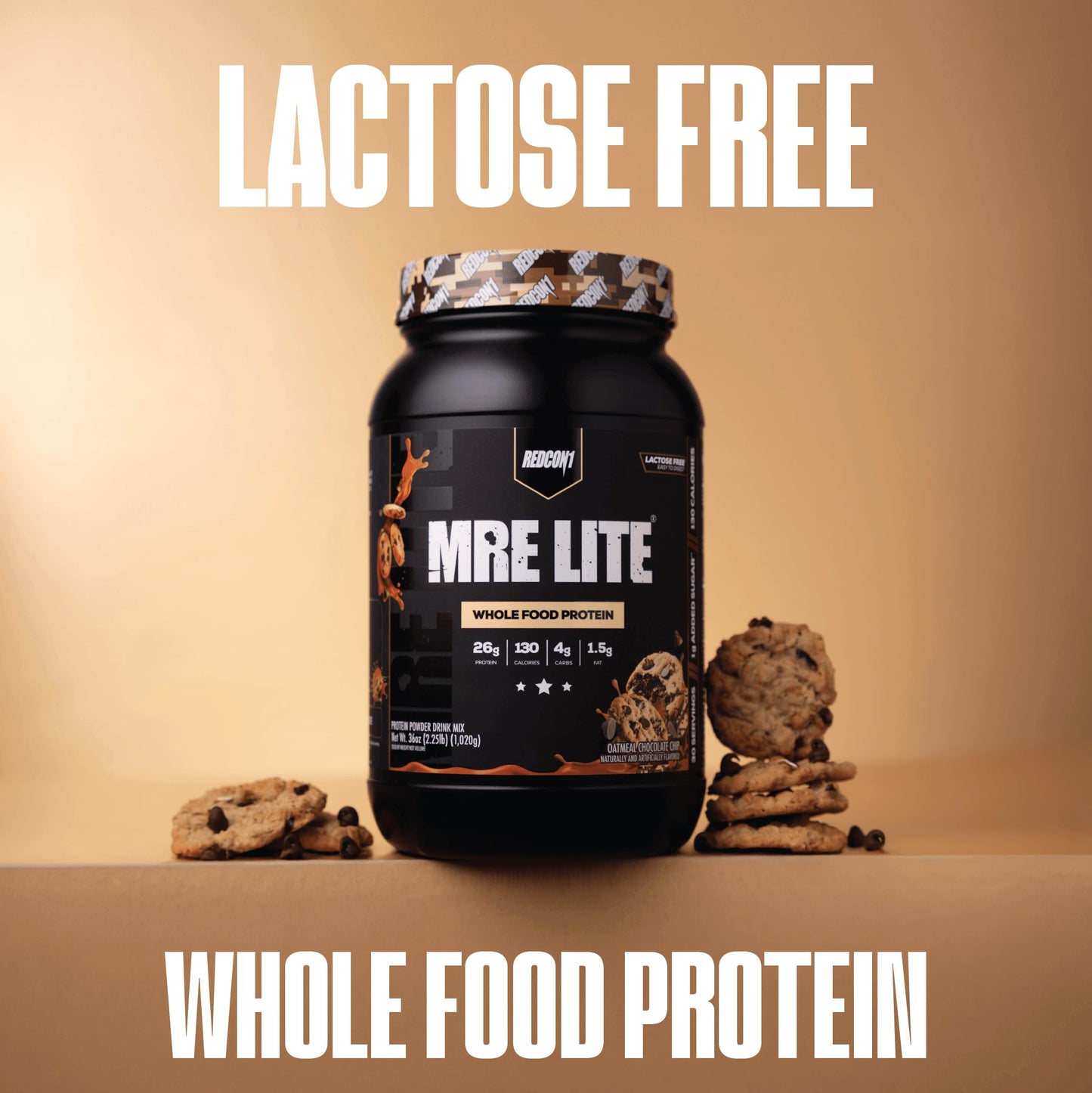 REDCON1 MRE LITE Whole Food Protein Powder (Powder), 30 Servings
