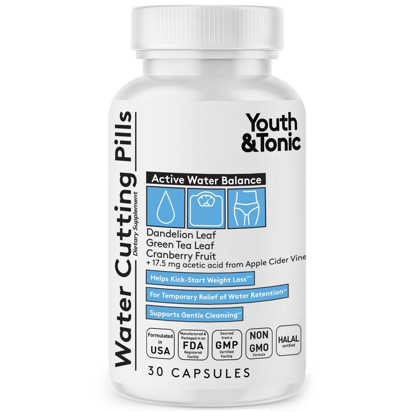 Youth & Tonic Water Cutting Pills Capsule 30 Capsules