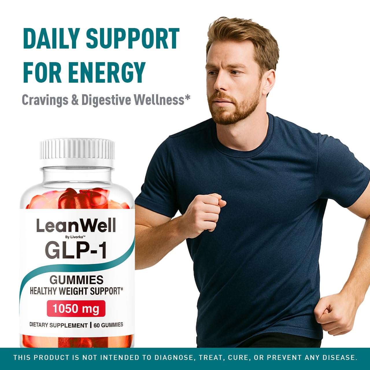 LIVORKA LeanWell Gummies, 120 Gummies