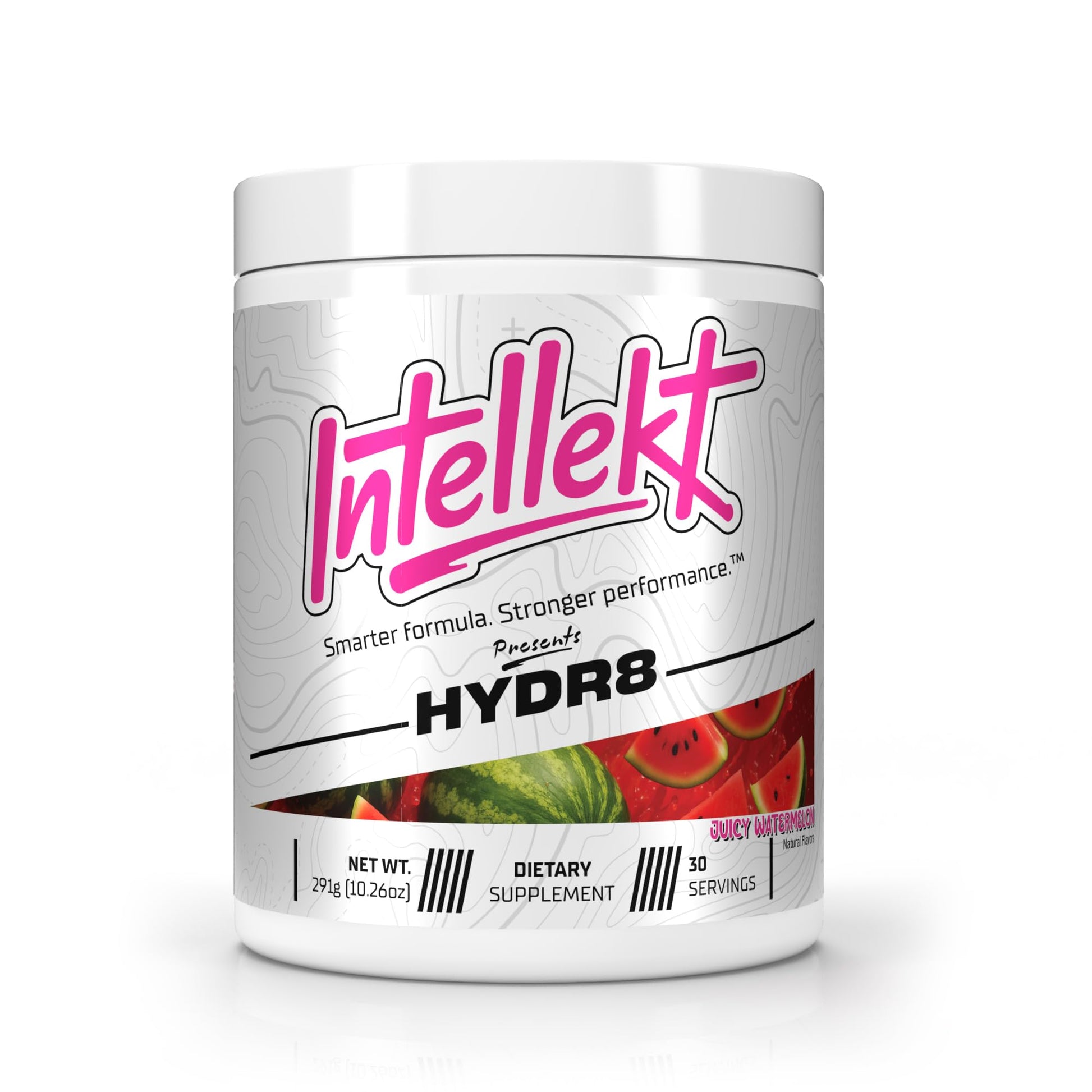INTELLEKT LIFESTYLE HYDR8 Electrolytes + Creatine Powder, Juicy Watermelon, 30 Servings, 10.26 oz