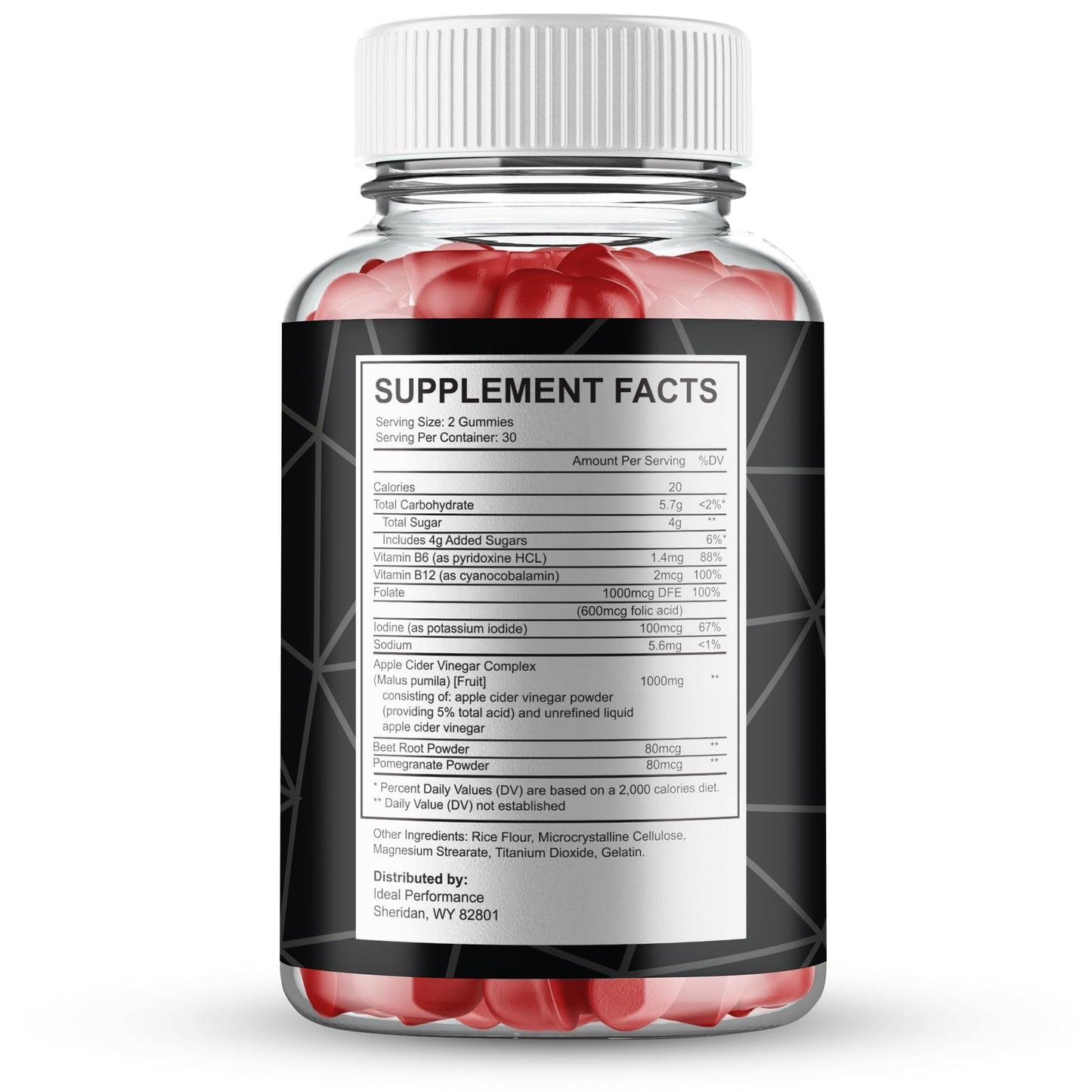 IDEAL PERFORMANCE Boost Power Gummies 120 Gummies