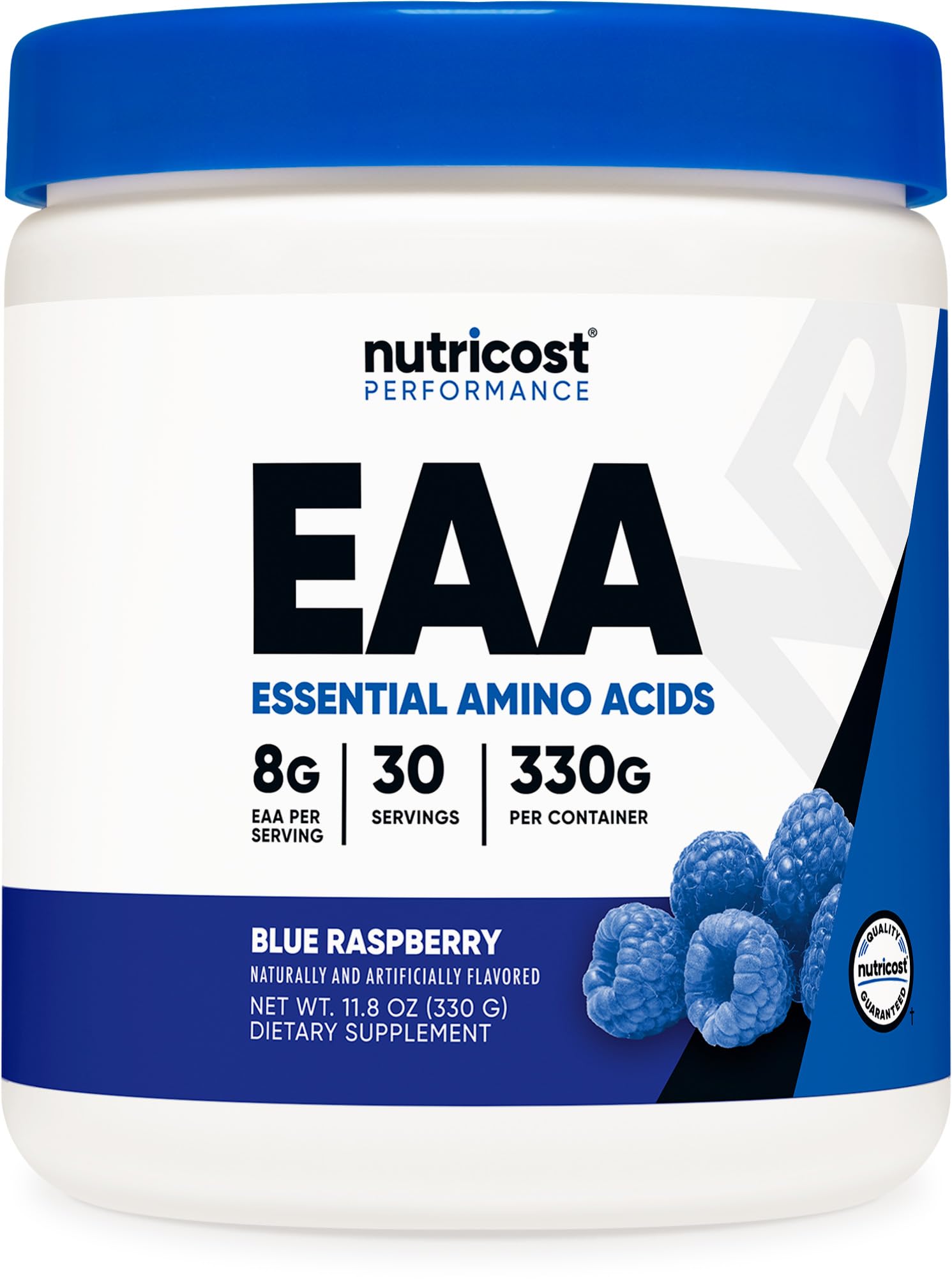 Nutricost EAA Powder 30 Servings Blue Raspberry, 11.6 oz