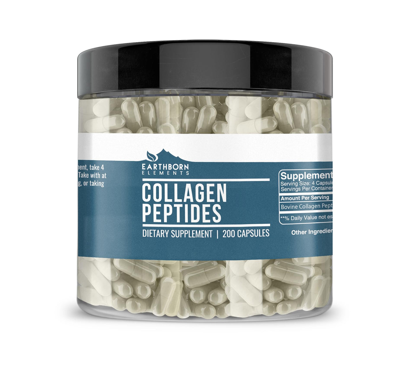 Earthborn Elements Collagen Peptides Capsules 200