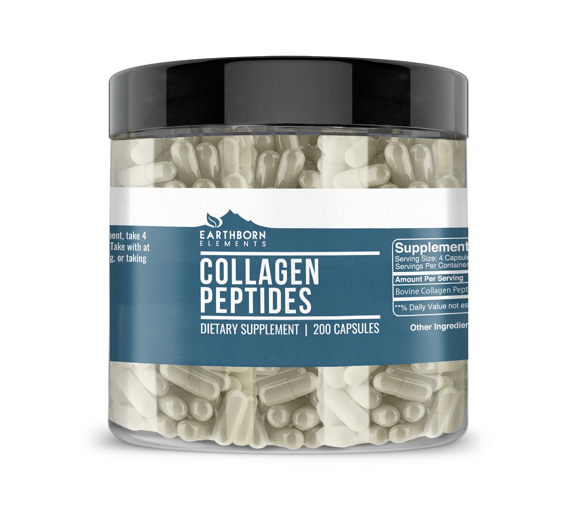 Earthborn Elements Collagen Peptides 200 Capsules
