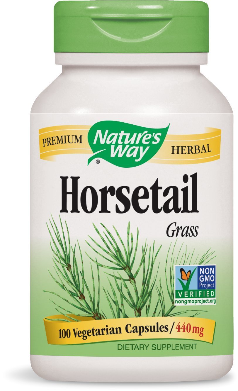 Nature's Way Horsetail Grass 400 mg Capsules, 300 Count