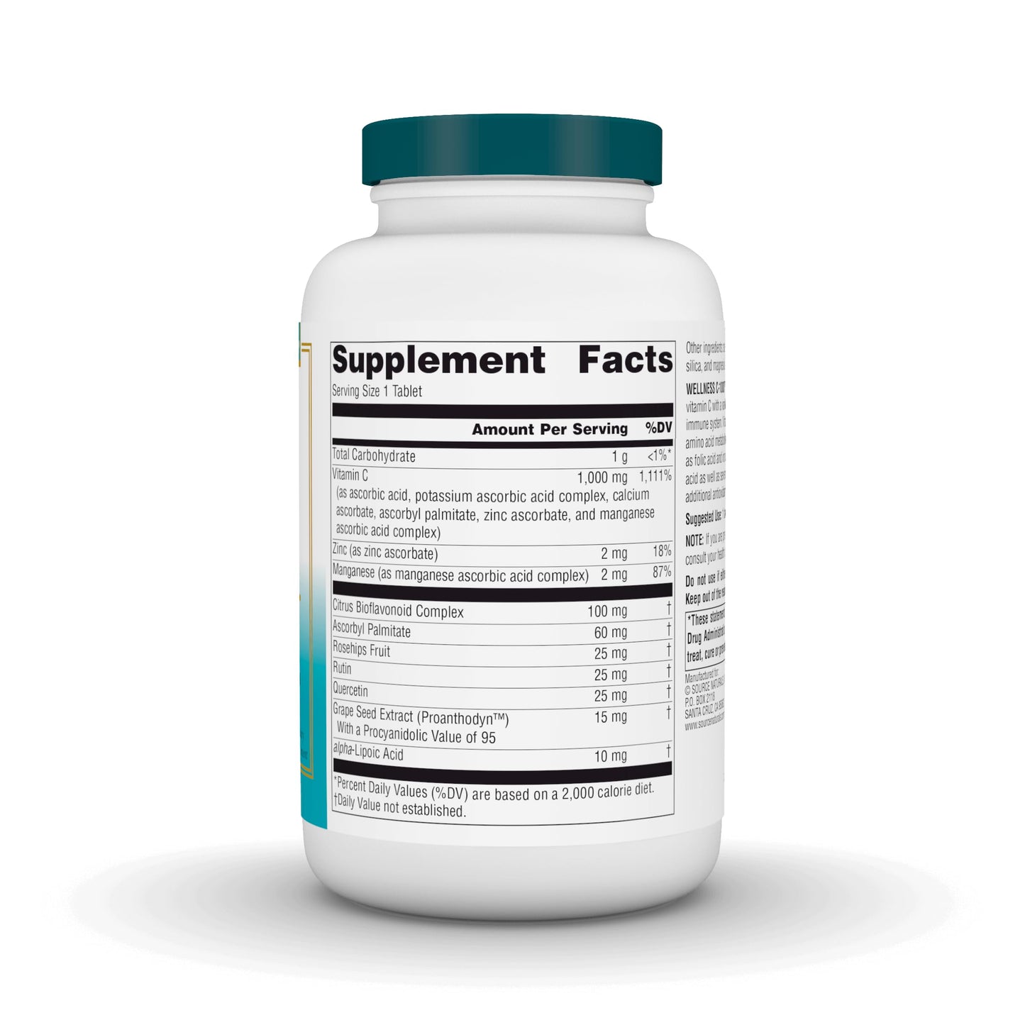 Source Naturals Wellness C-1000 Tablets 200