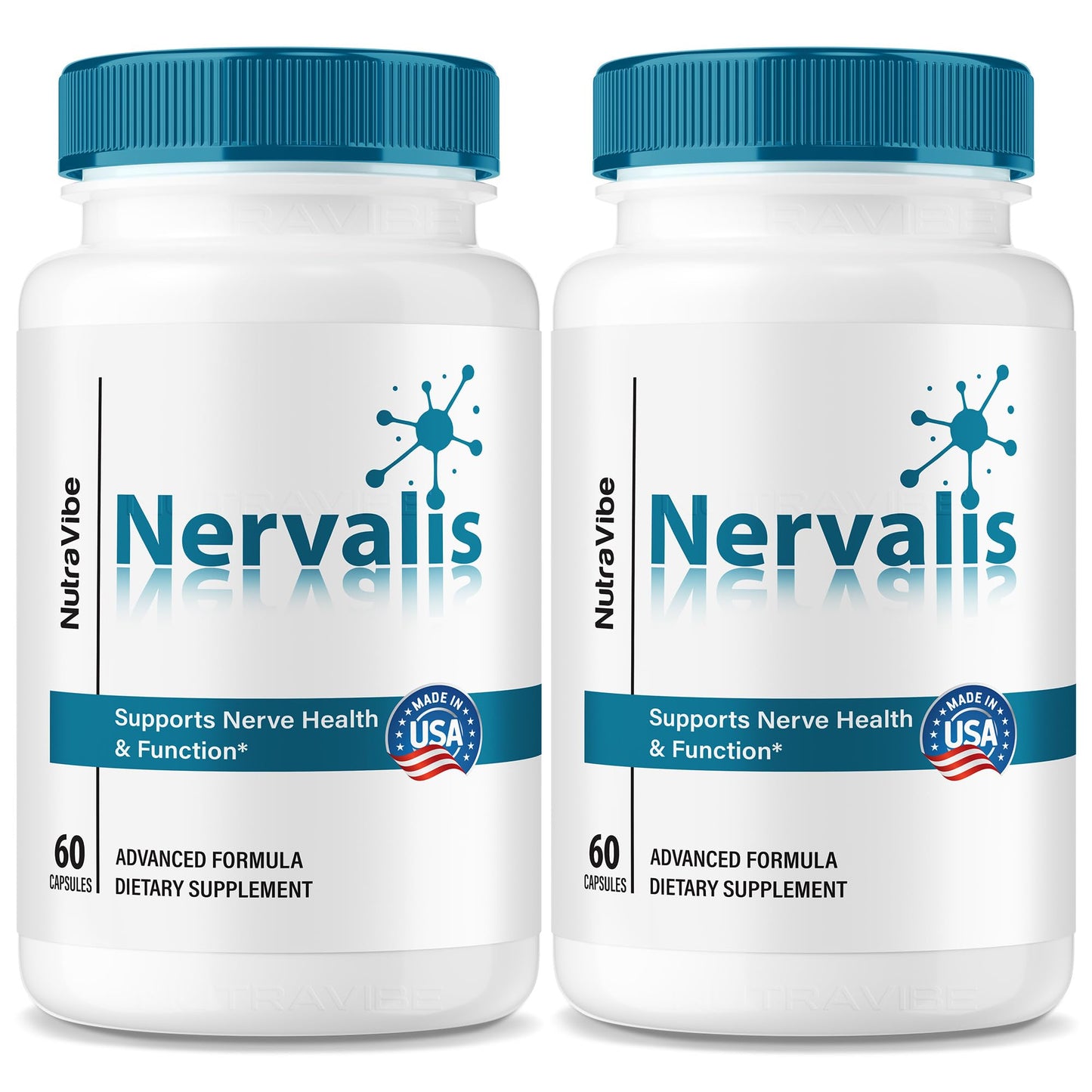 NutraVibe Nervalis Capsules – Advanced Formula with Natural Ingredients, Capsule, 120 Count
