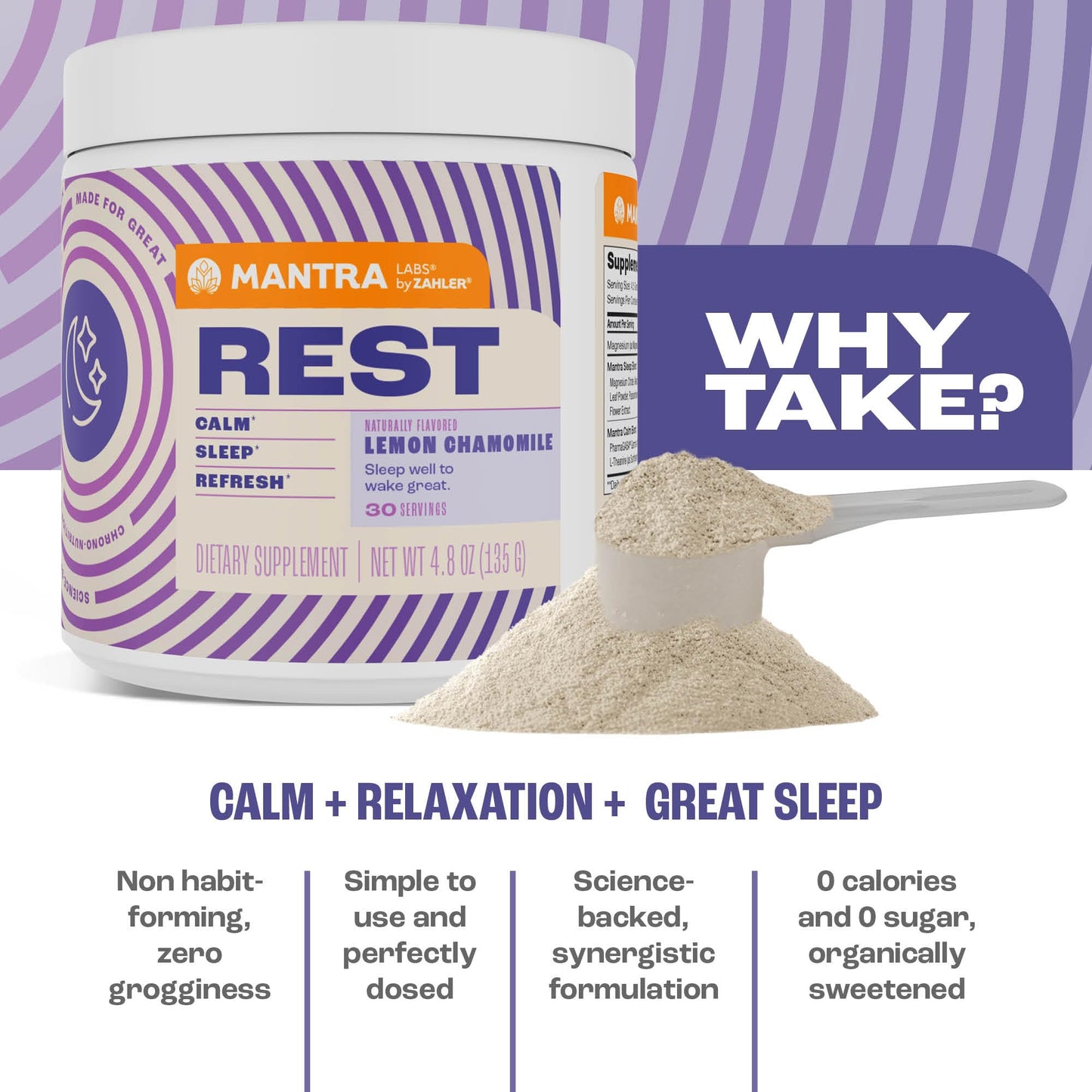 Zahler Mantra Rest Powder 4.8 Ounce