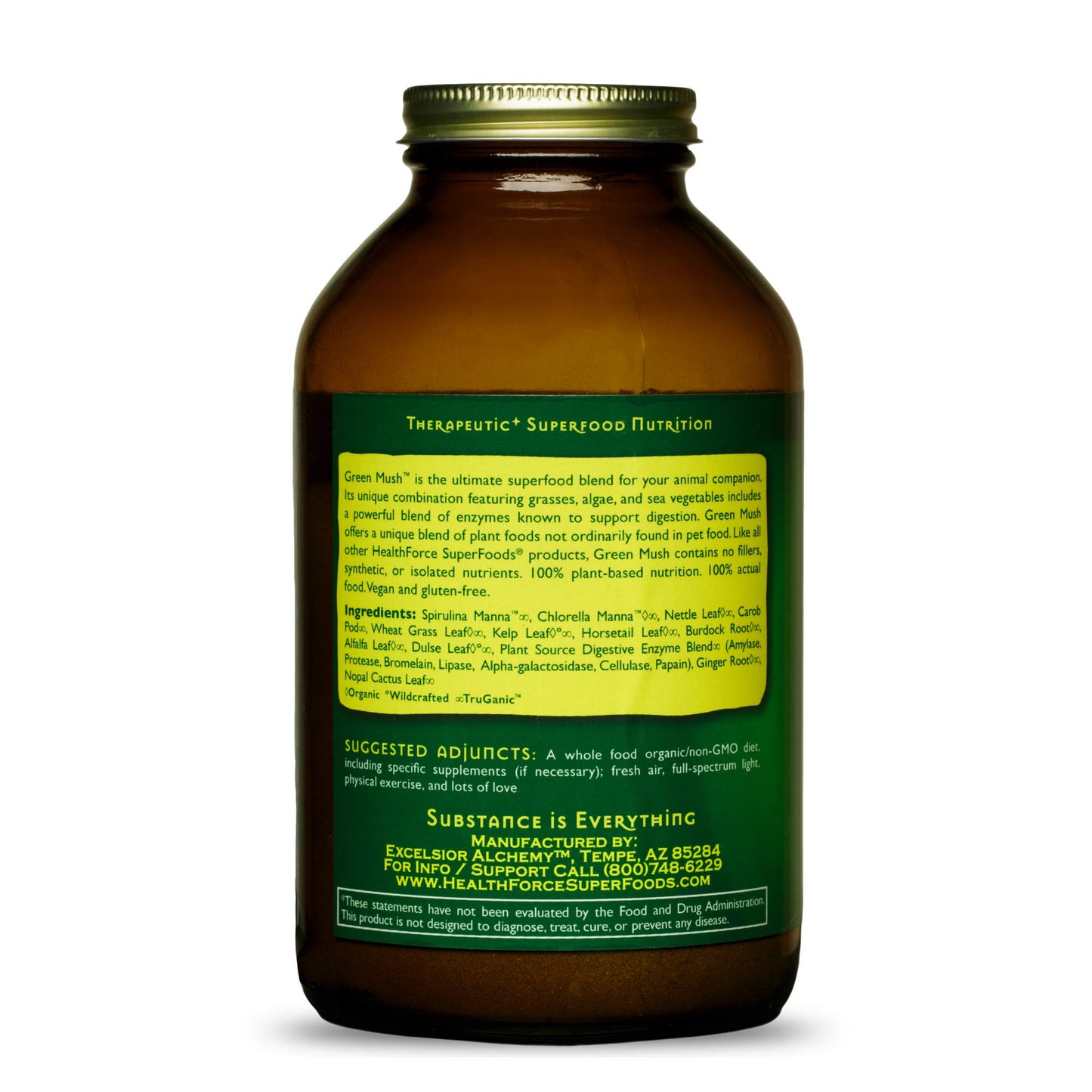 HealthForce SuperFoods Green Mush Powder 10 oz