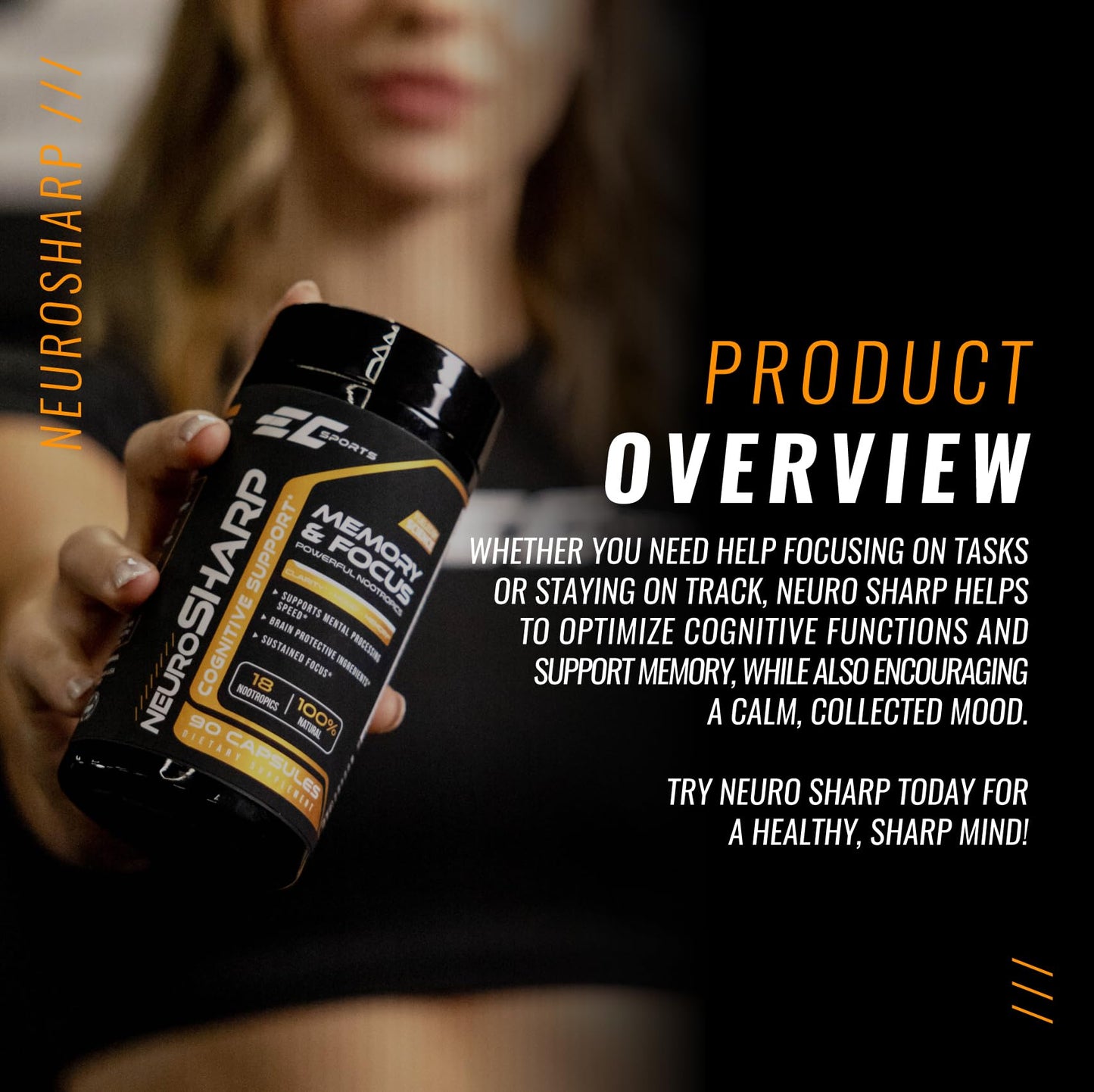 EC Sports NeuroSharp 90 Capsules