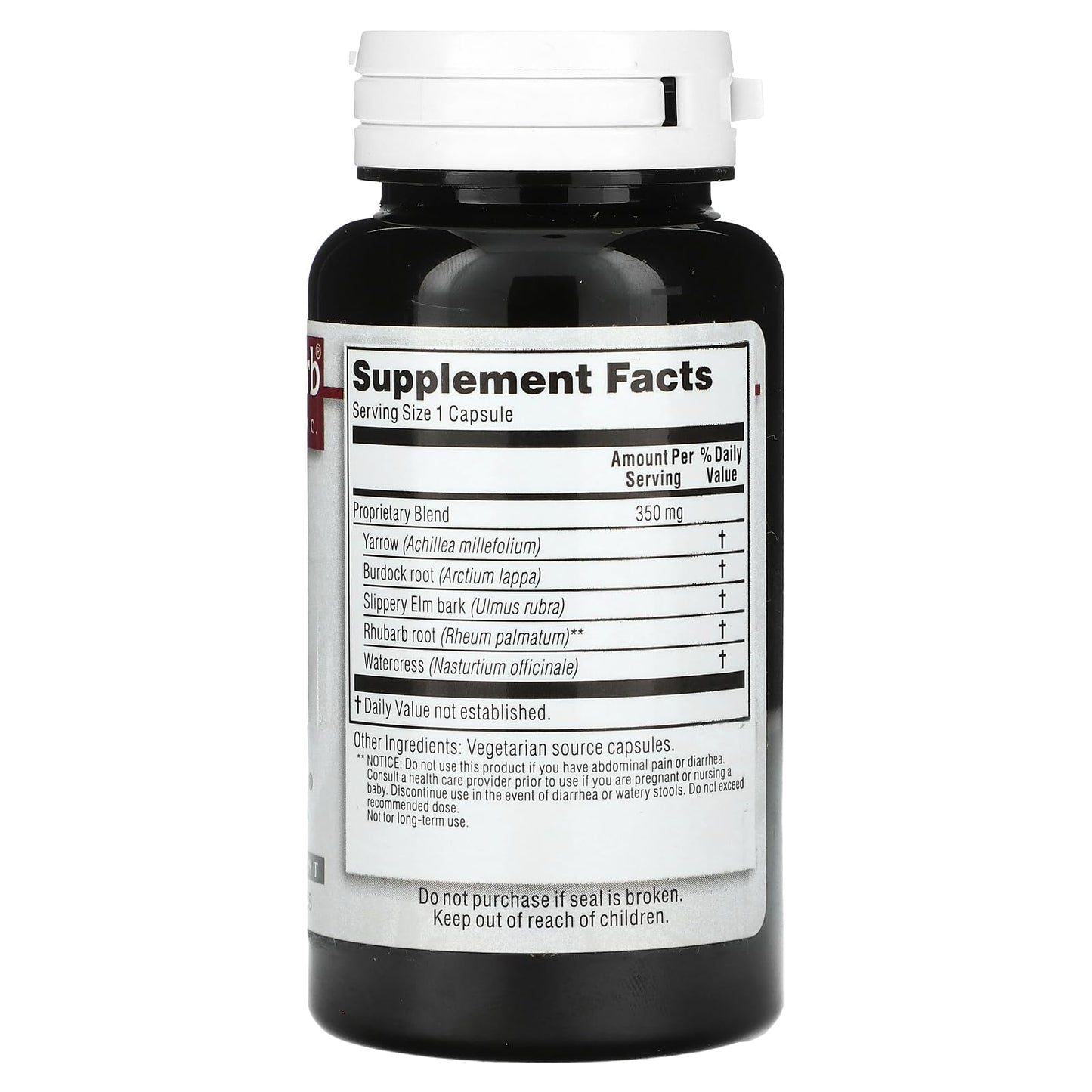 Kroeger Herb Products Polarity Balancer Vegetarian Capsules 100 Count