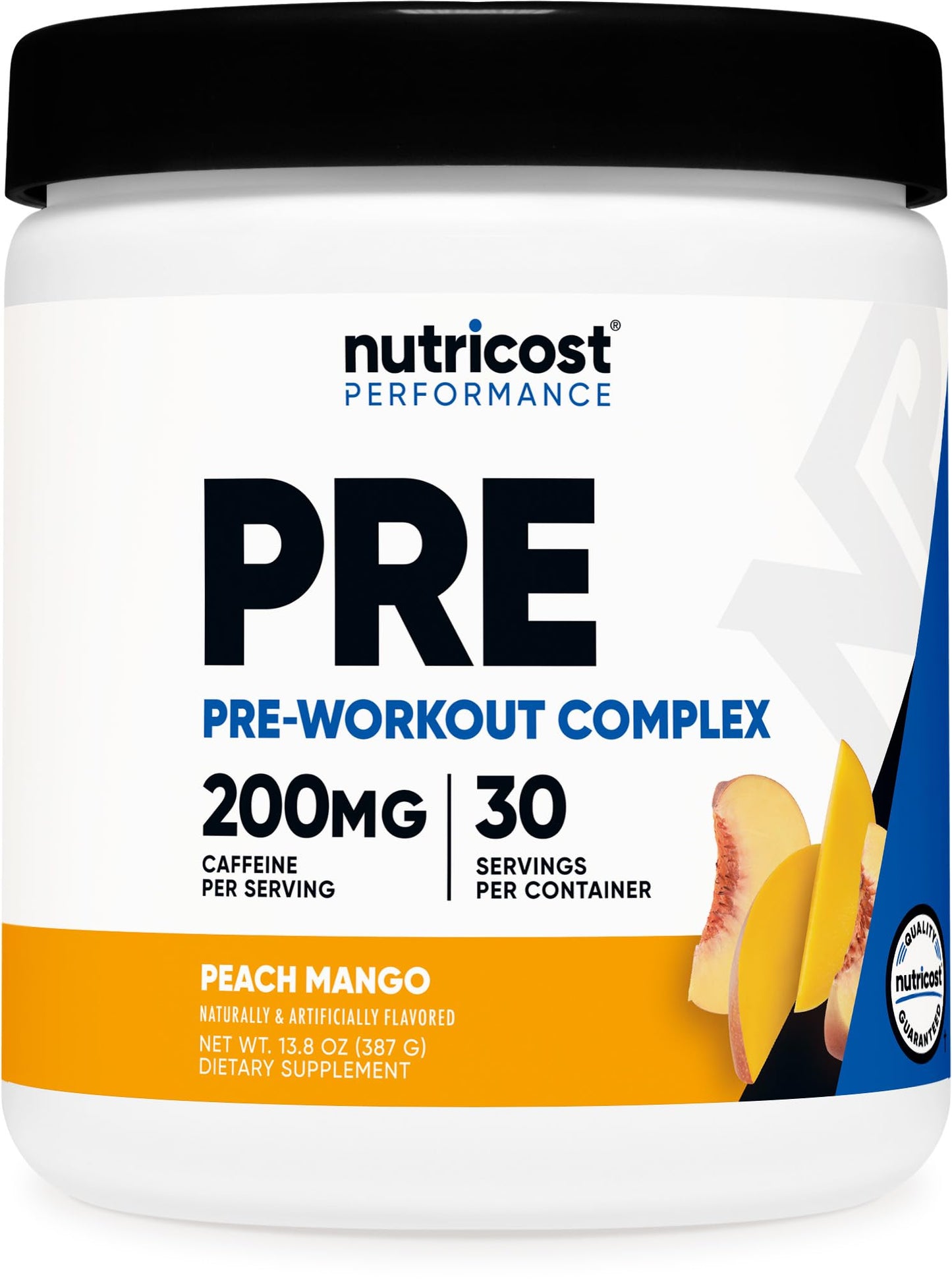 Nutricost Pre-Workout Complex Powder Peach Mango 30 Servings