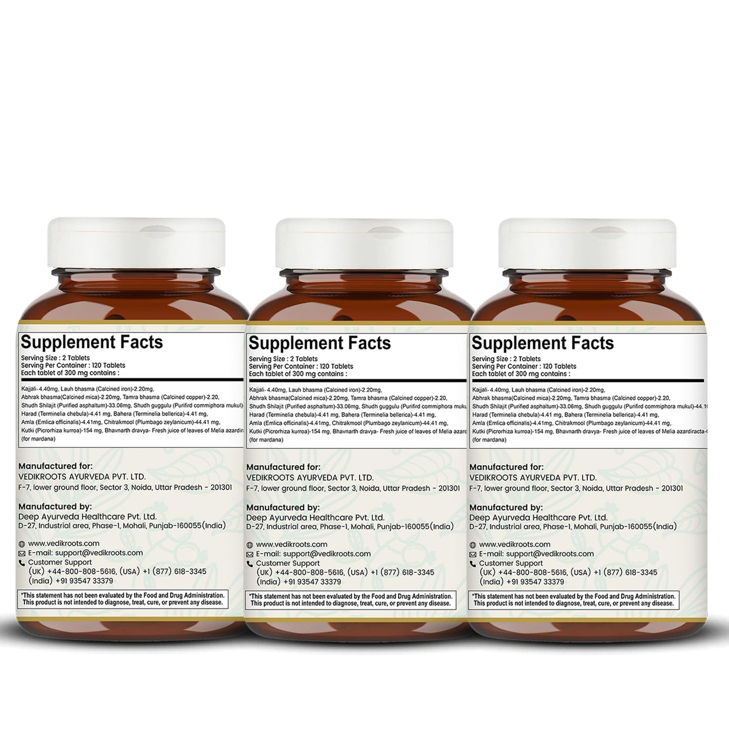 VEDIKROOTS Arogyavardhini Vati Capsule 1 Count