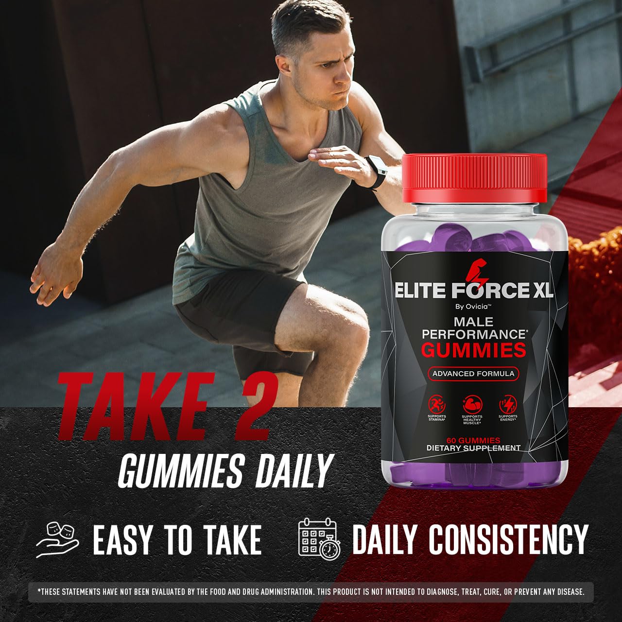 OVICIA Elite Force XL Gummies 120 Count