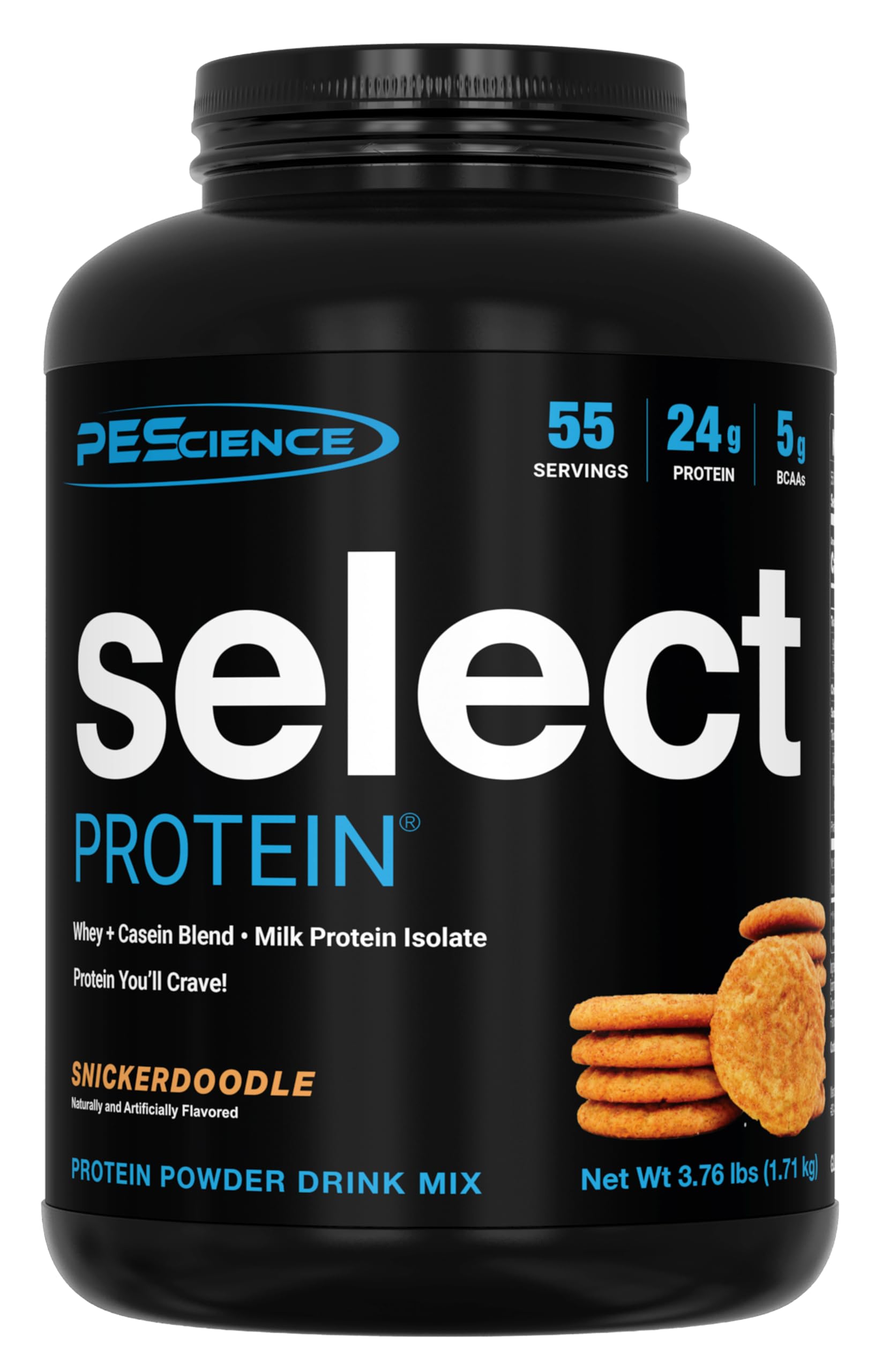 PEScience Select Protein Powder Snickerdoodle, 55 Servings